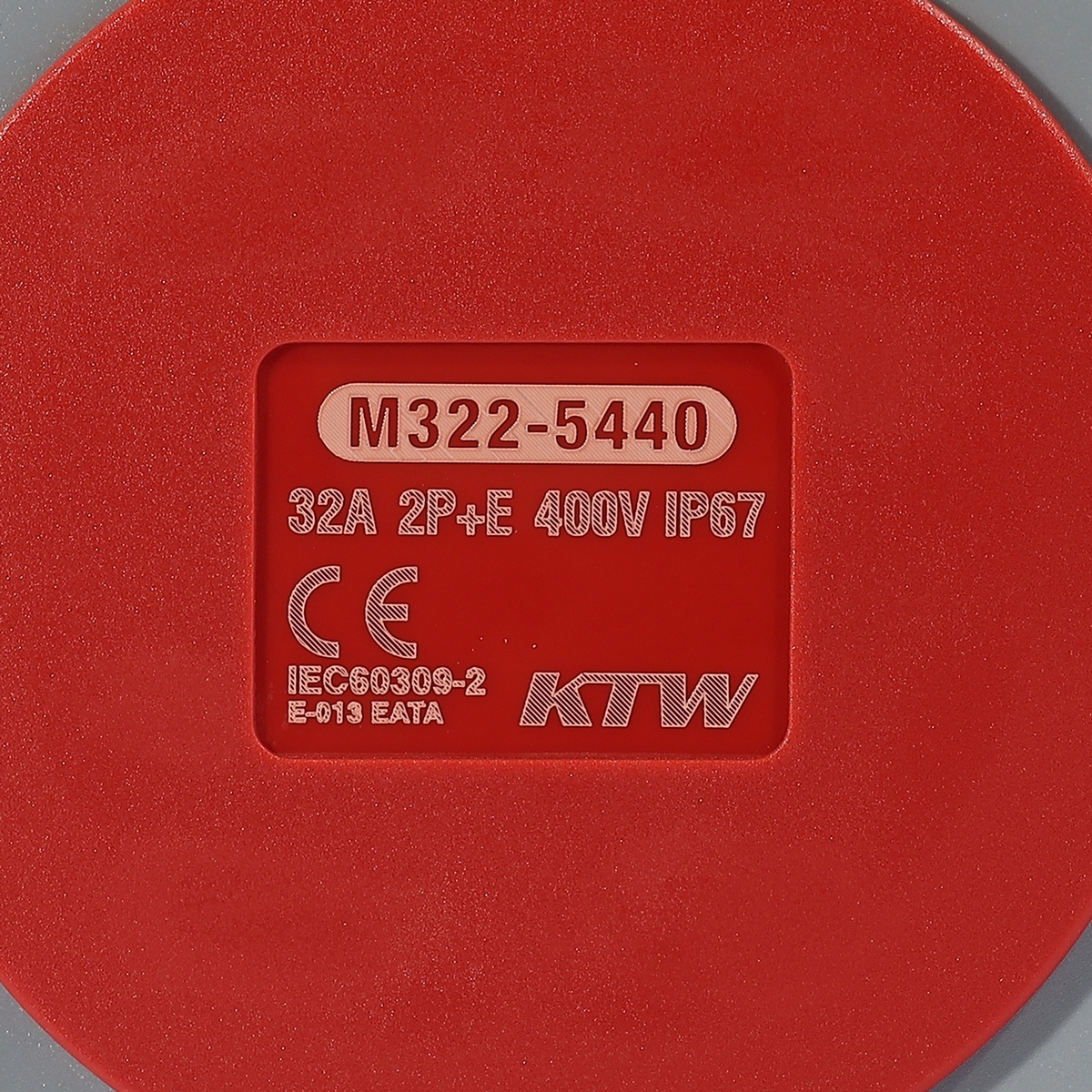 ปลั๊กตัวเมีย 2P+E 32A-6H 400V IP67 MARATHON รุ่น 5440 รูปที่ 4