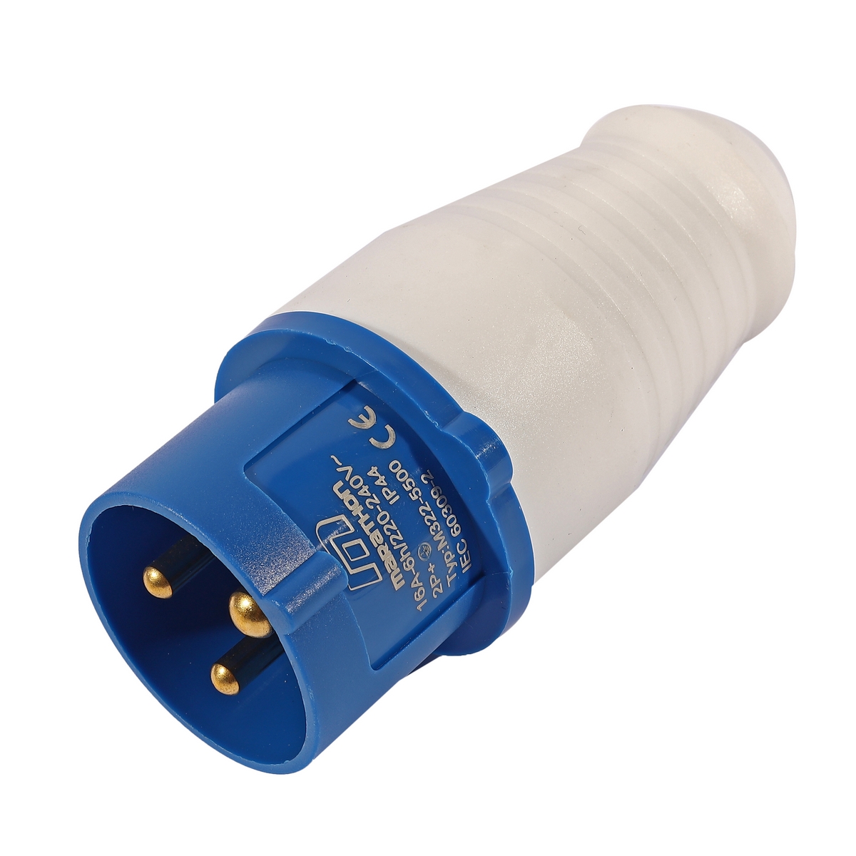 ปลั๊กตัวผู้ 16A 2P+E 220V IP44 MARATHON รุ่น M322-5500 ราคา ฿30