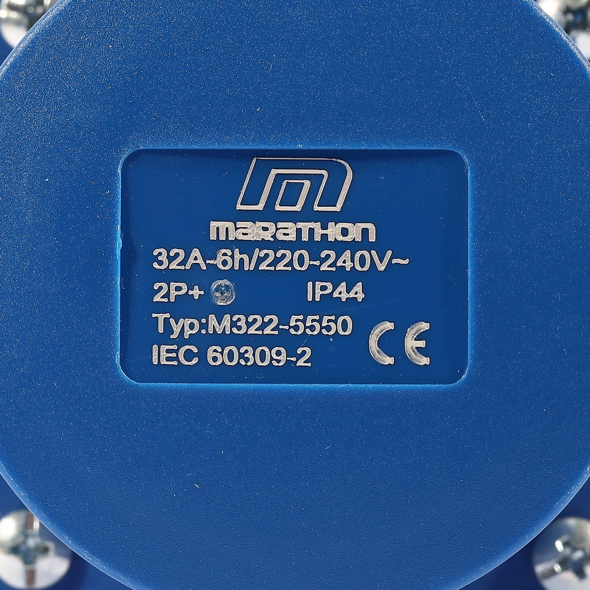 ปลั๊กตัวเมียติดผนัง 32A 2P+E 220V IP44 MARATHON รุ่น M322-5550 รูปที่ 3
