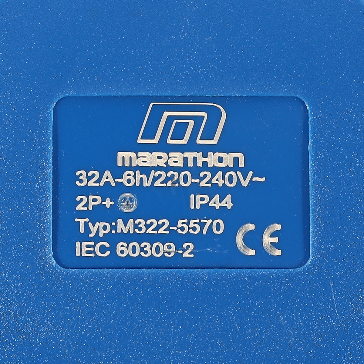 ปลั๊กตัวเมียฝังตรง 32A 2P+E 220V IP44 MARATHON รุ่น 5570 รูปที่ 4