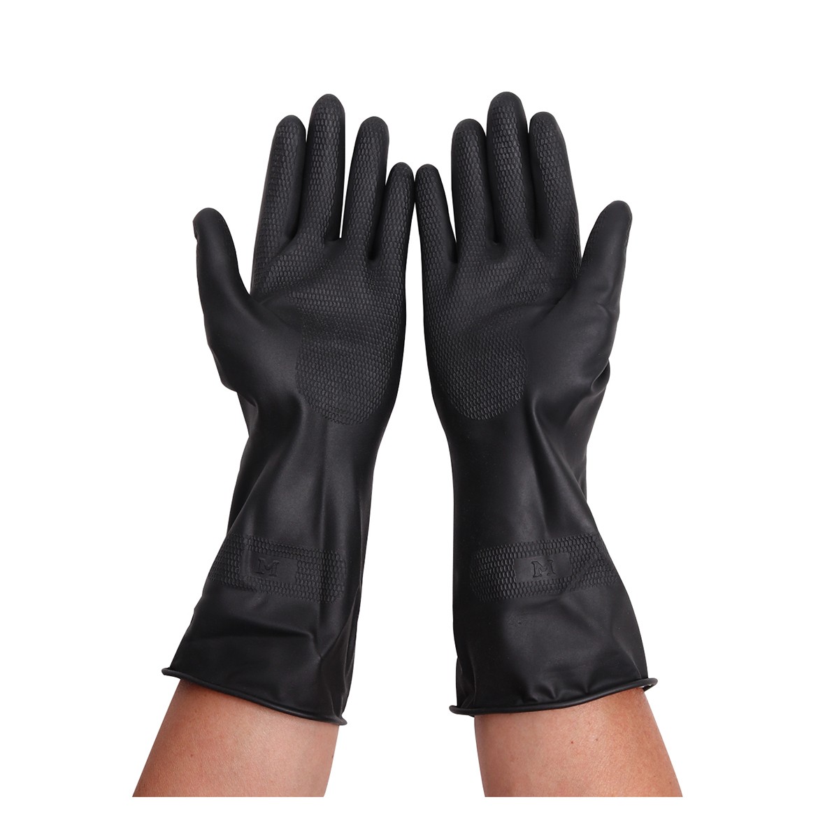 ถุงมือยางธรรมชาติ สีดำ ใหญ่ L KRATING MASTER GLOVE รูปที่ 5