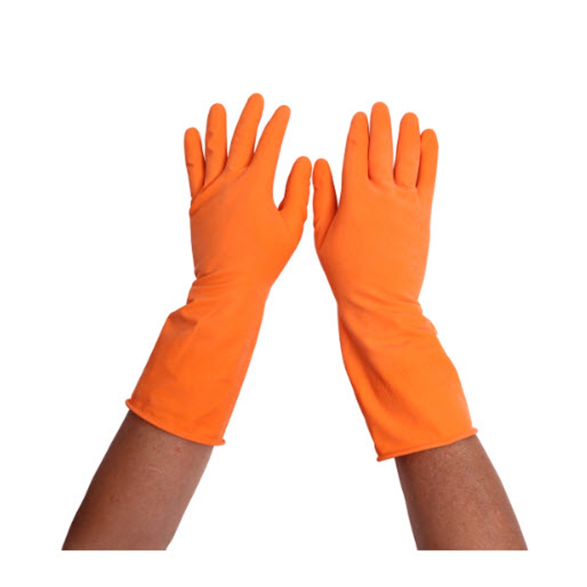 ถุงมือยางธรรมชาติ สีส้ม กลาง M KRATING MASTER GLOVE รูปที่ 4