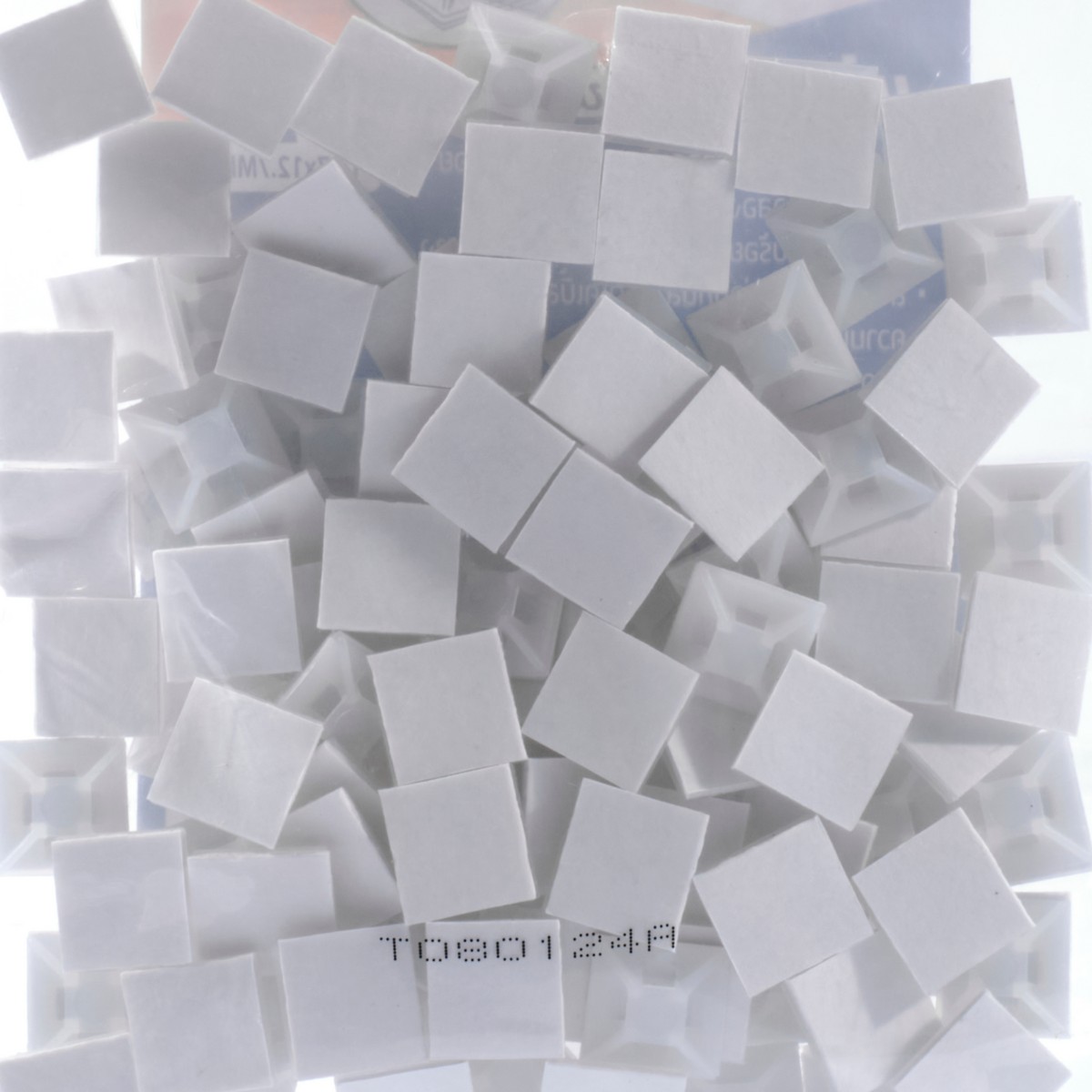 แป้นกาว ขาว 12.7 MM.(100PCS/PA) HW-2A MARATHON รุ่น 1005 รูปที่ 4