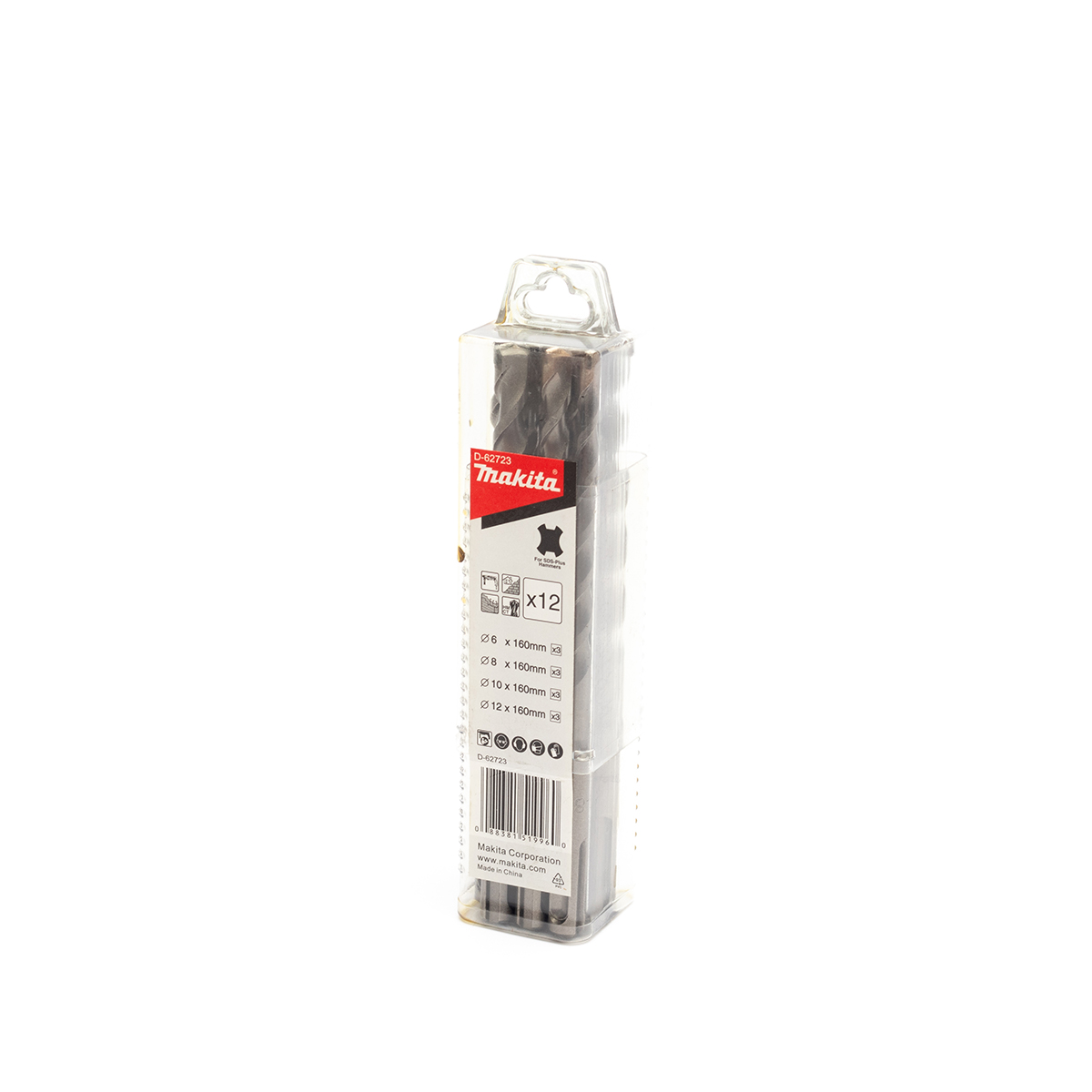 ดอกสว่าน SDS D-62723 (12 ดอก/1 ชุด) 6-12MM MAKITA รุ่น 002706 รูปที่ 5