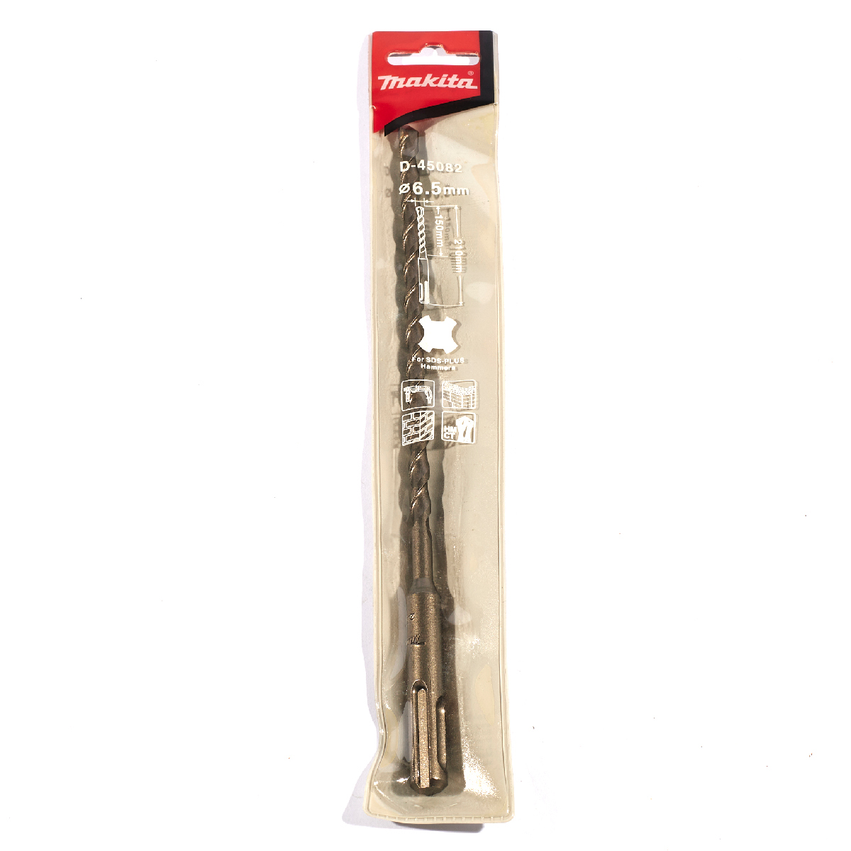 ดอก SDS 2PLUS (D-45082) 6.5X210 MAKITA รุ่น 002772 ราคา ฿69.01