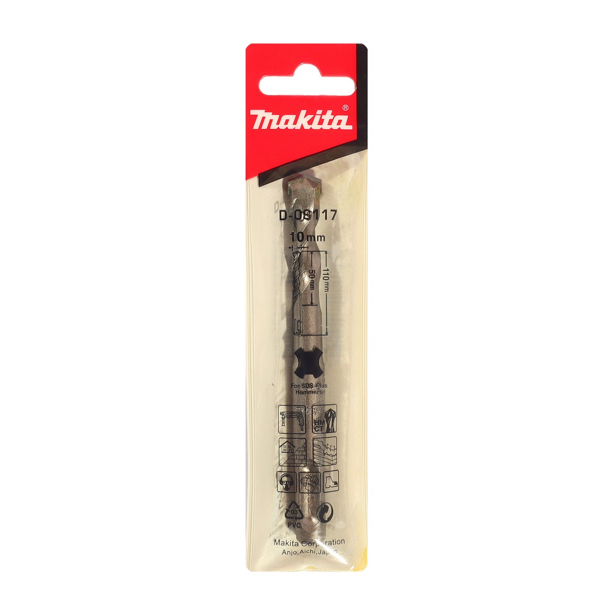 ดอก SDS 2PLUS 10X110 (D-09117) MAKITA รุ่น MP002845 ราคา ฿79.31
