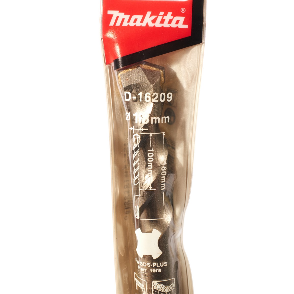 ดอก SDS 2PLUS (D-16209) 18X160 MAKITA รุ่น 002987 รูปที่ 2