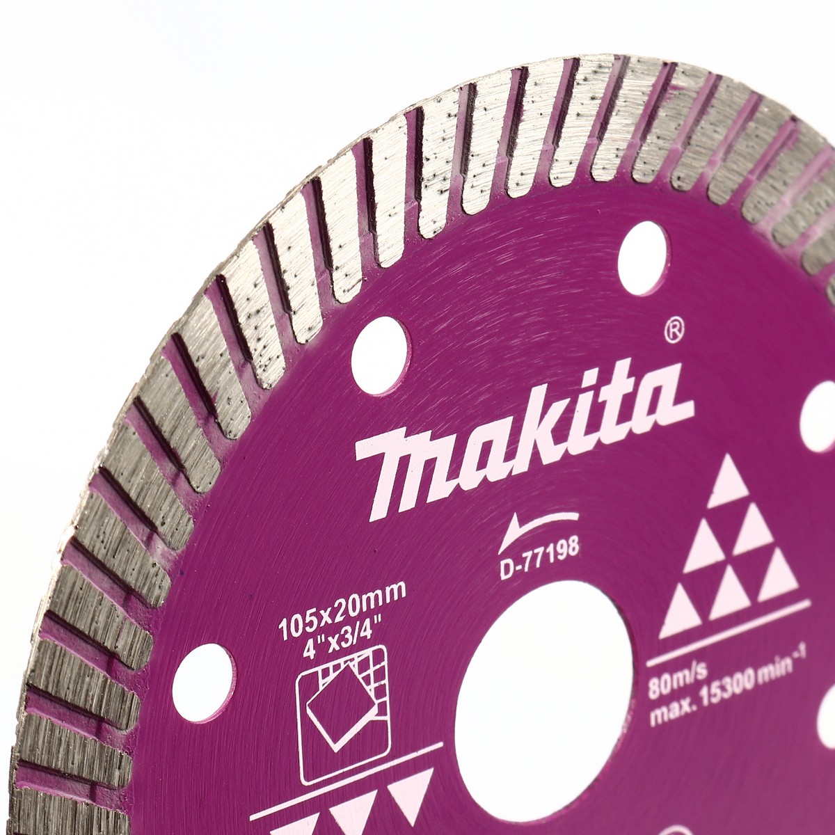 MAKITA D-77198 DIAMOND WHEEL 105,CORRUGATED photo 3