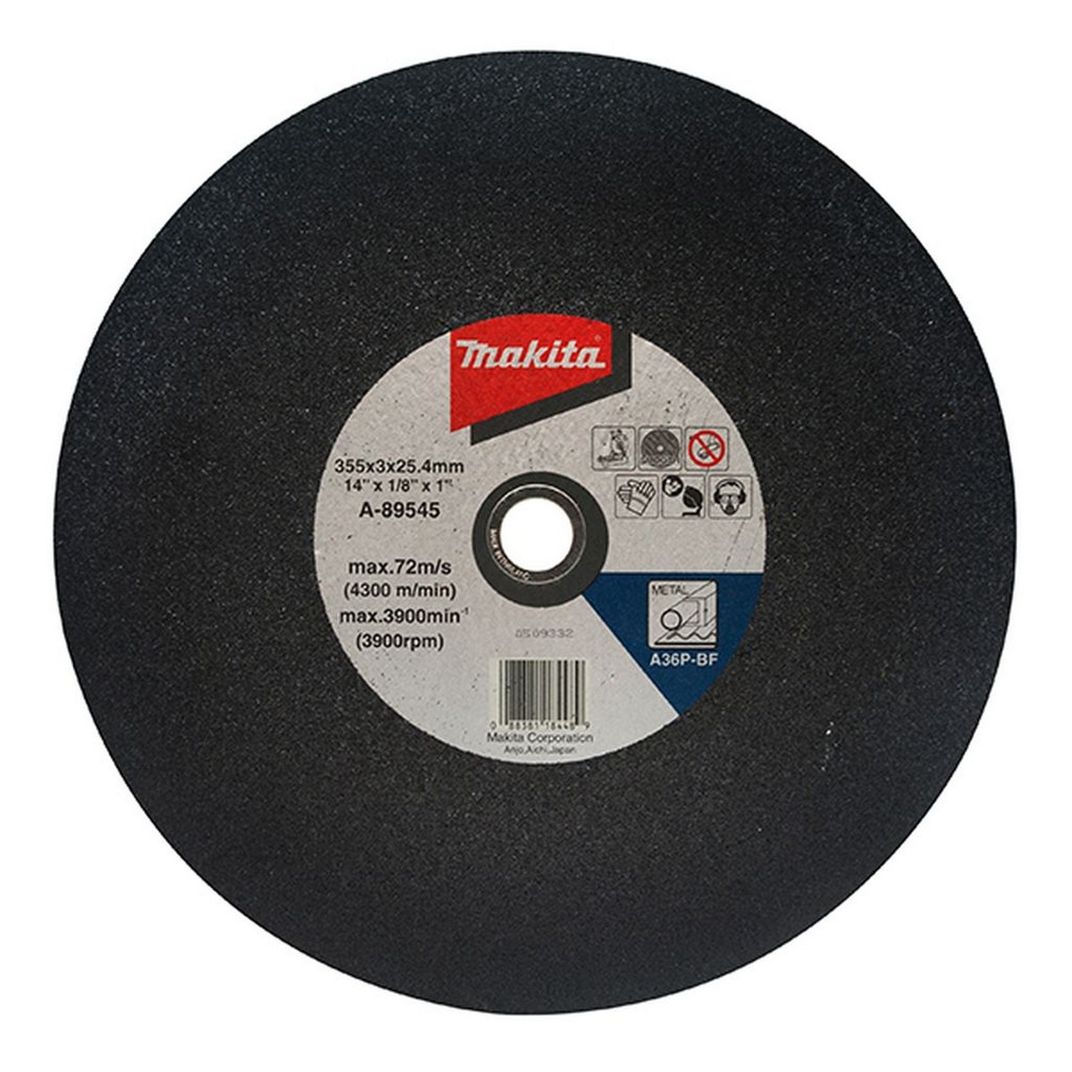แผ่นตัด 14" ผิวเรียบ MAKITA รุ่น A-89545 ราคา ฿122.4