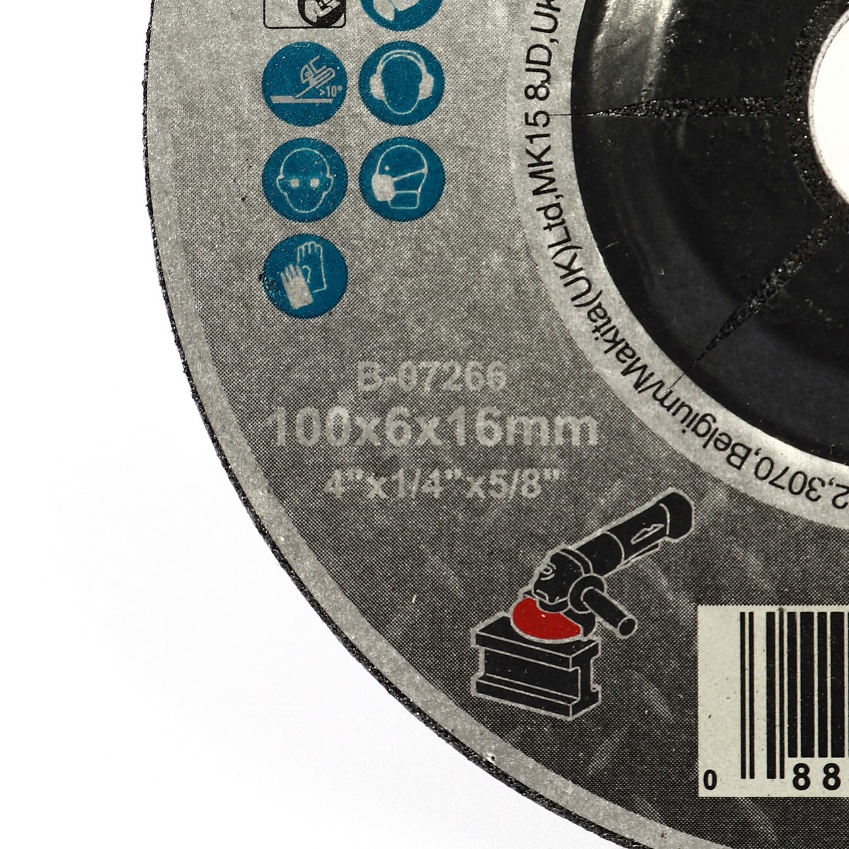 แผ่นเจียร 4X6 มม.หนา ดำA36 MAKITA รุ่น B-07266 รูปที่ 2