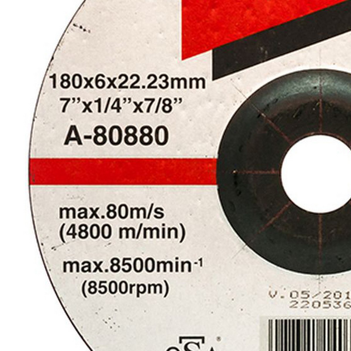 แผ่นเจียร 7X6 มม. หนาWA36 แดง MAKITA รุ่น A-80880 รูปที่ 3