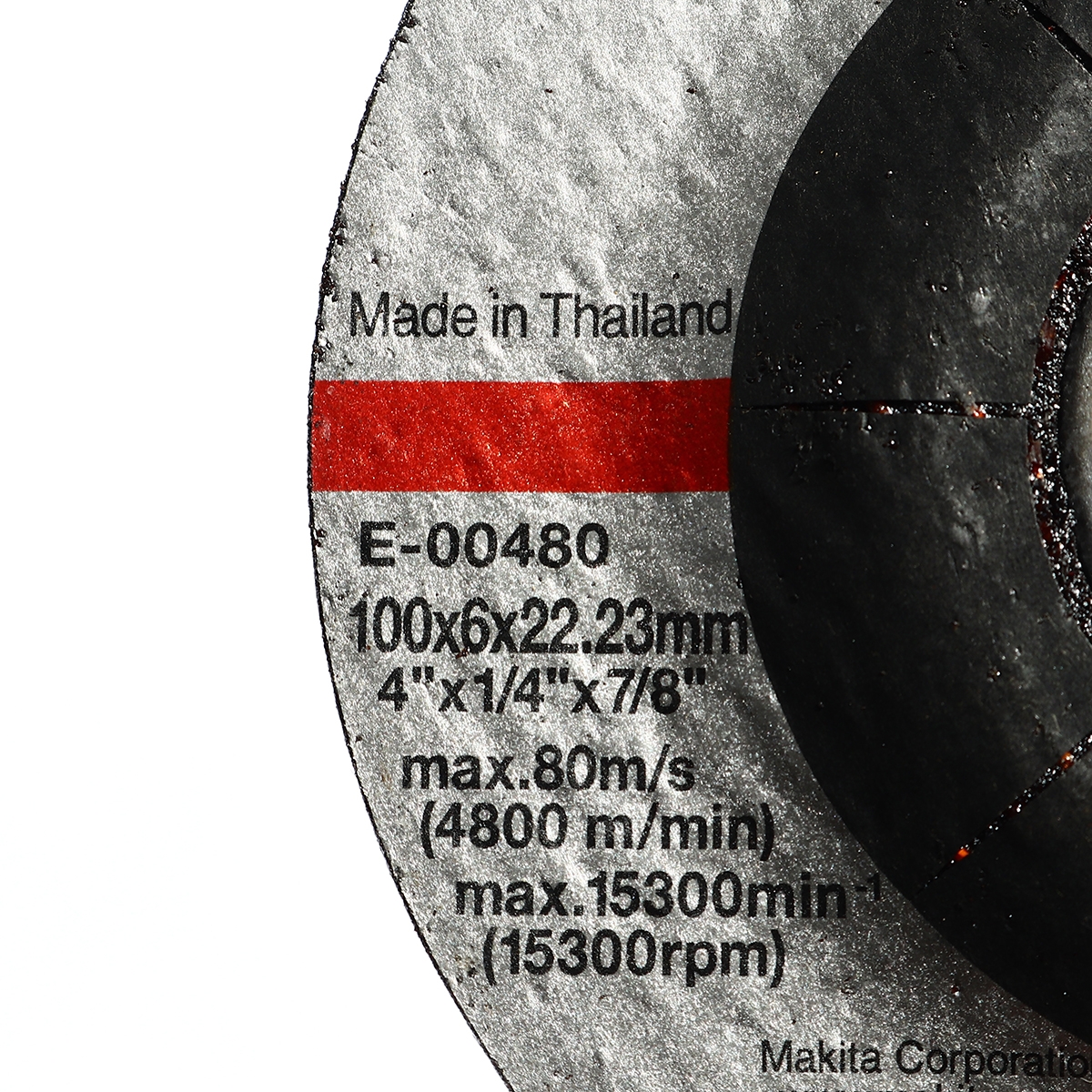 แผ่นเจียร 4"X6 มม. ดำ X-LOCK MAKITA รุ่น E-00480 รูปที่ 4
