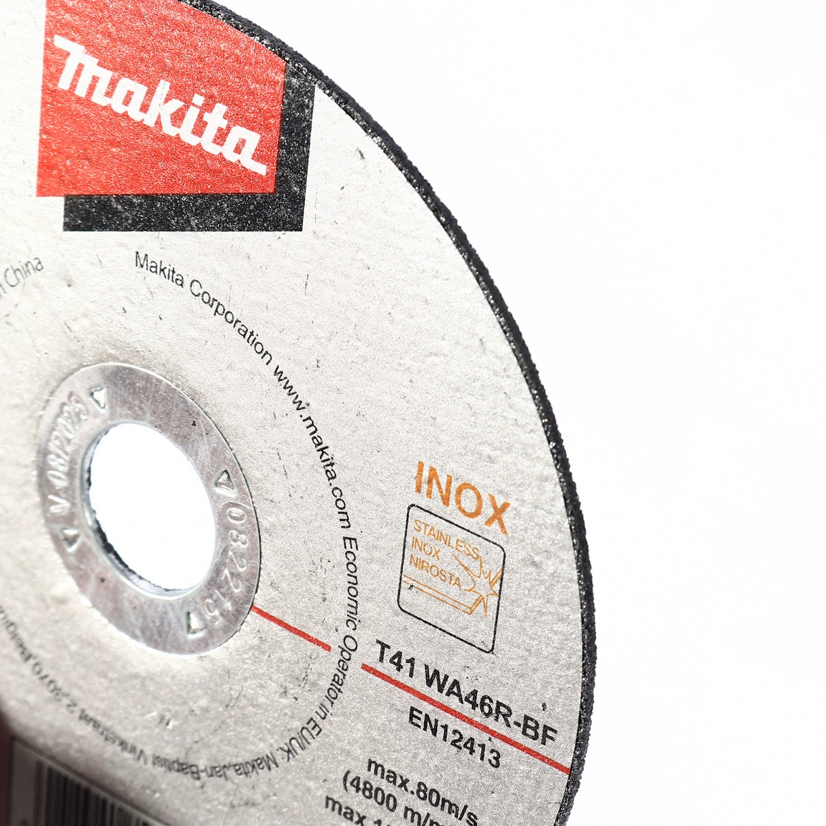 แผ่นตัด 4"X1MM WA46R-BF INOX MAKITA รุ่น D-77148 รูปที่ 3