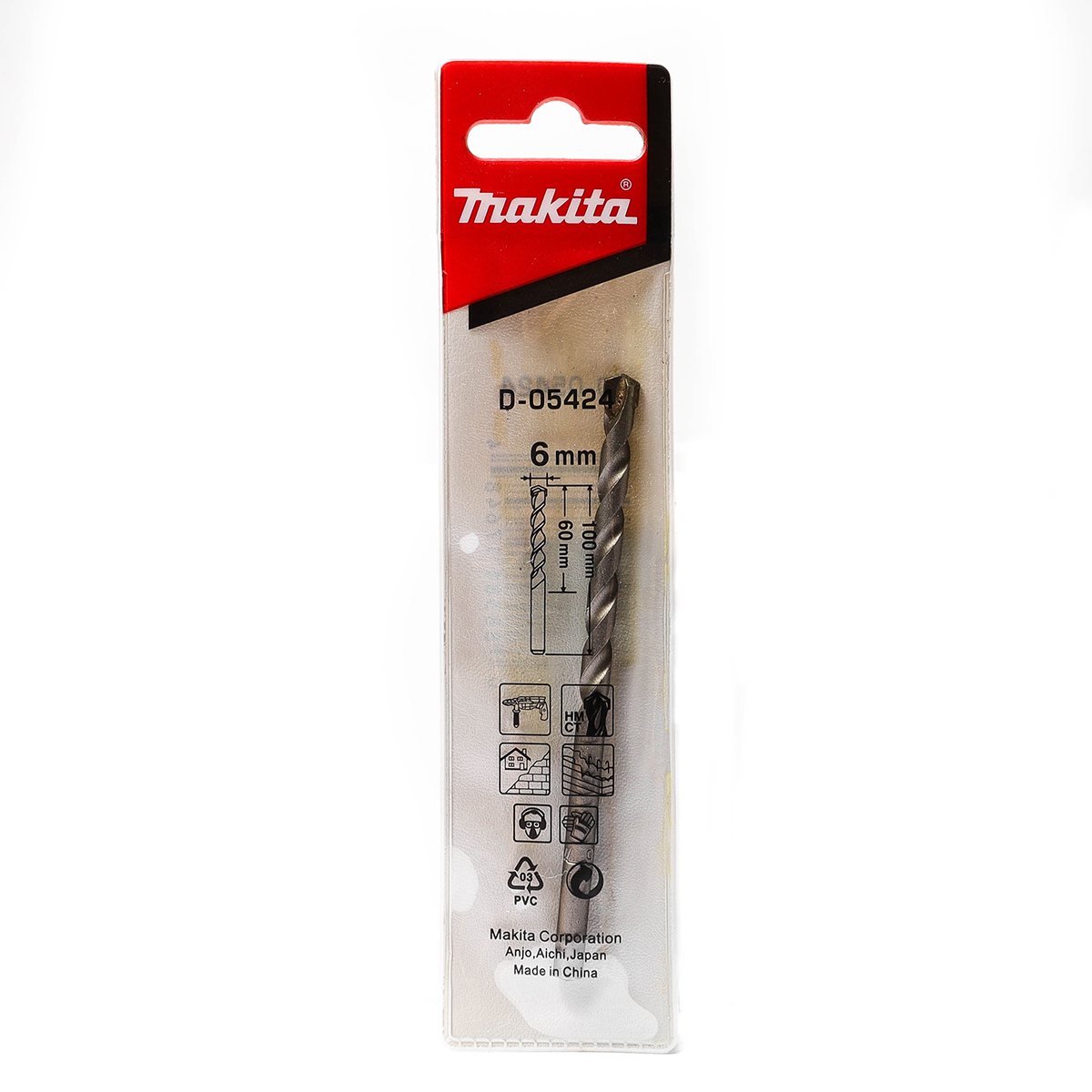ดอกเจาะปูนตรง 6 X 100 MM D-05424/D-05256 MAKITA รุ่น 003460E รูปที่ 4