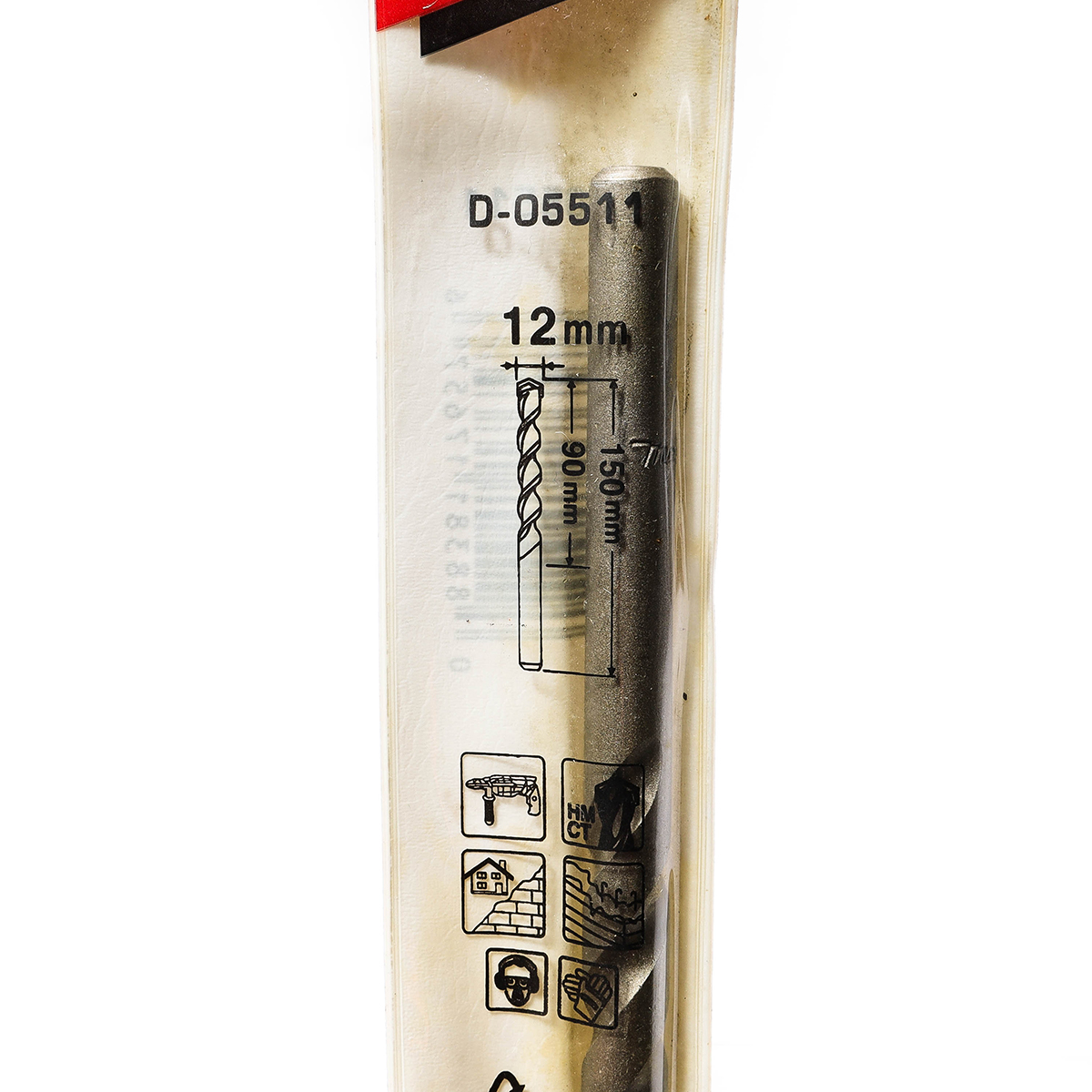 ดอกเจาะปูนตรง 12 X 150MM D-05511/D-05343 MAKITA รุ่น 003460P รูปที่ 4