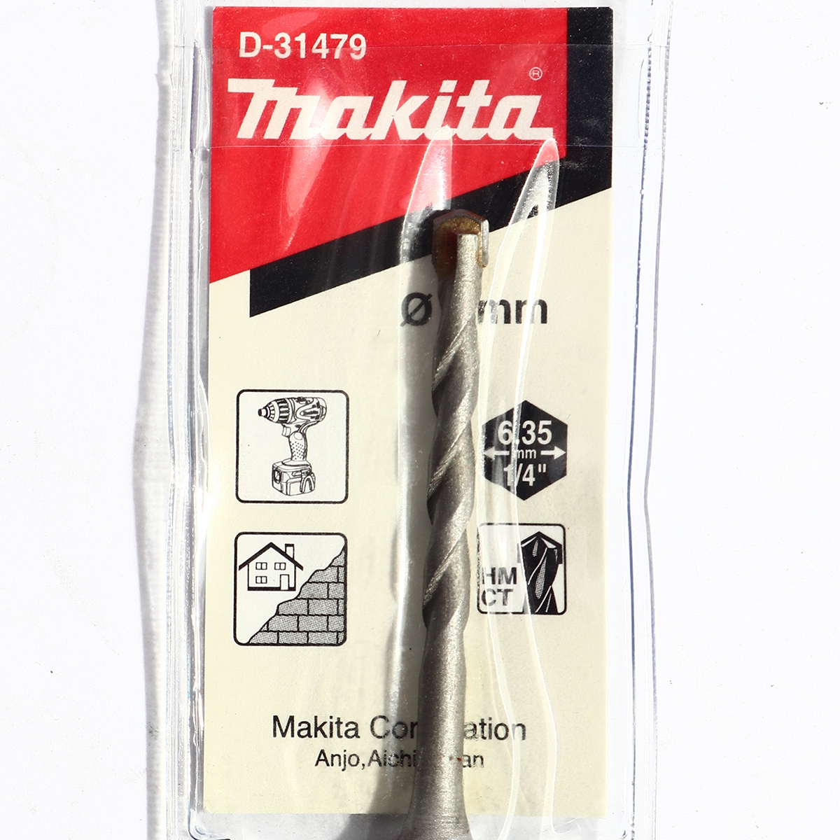 ดอกเจาะปูนก้านหกเหลี่ยม 4 X 80 D-31479 MAKITA รุ่น 003470B รูปที่ 3