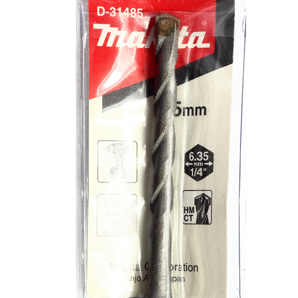 ดอกเจาะปูนก้านหกเหลี่ยม 5 X 90 D-31485 MAKITA รุ่น 003470C รูปที่ 3