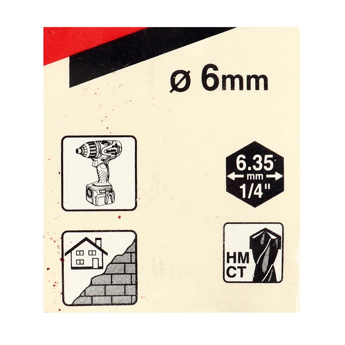 ดอกเจาะปูนก้านหกเหลี่ยม 6 X 100 D-31491 MAKITA รุ่น 003470D รูปที่ 3