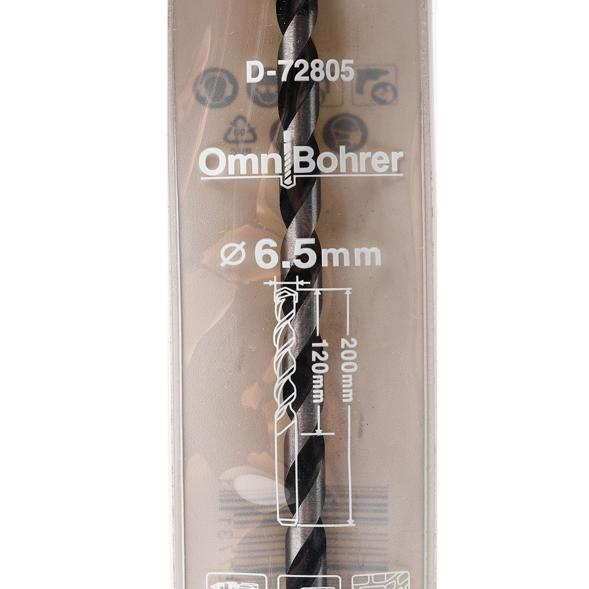 ดอกเจาะ OMNI 6.5MM X 200MM (D-72805) MAKITA รุ่น 003486B รูปที่ 3