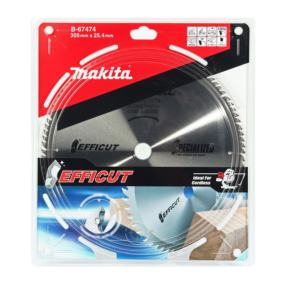 MAKITA EFFICUT WOOD305MM X 25.4MM X 100T photo 4