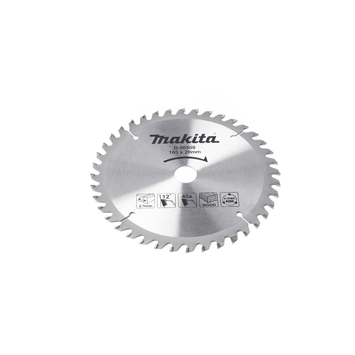 MAKITA T.C.T. SAW BLADE 165MMX20MMX40T photo 5