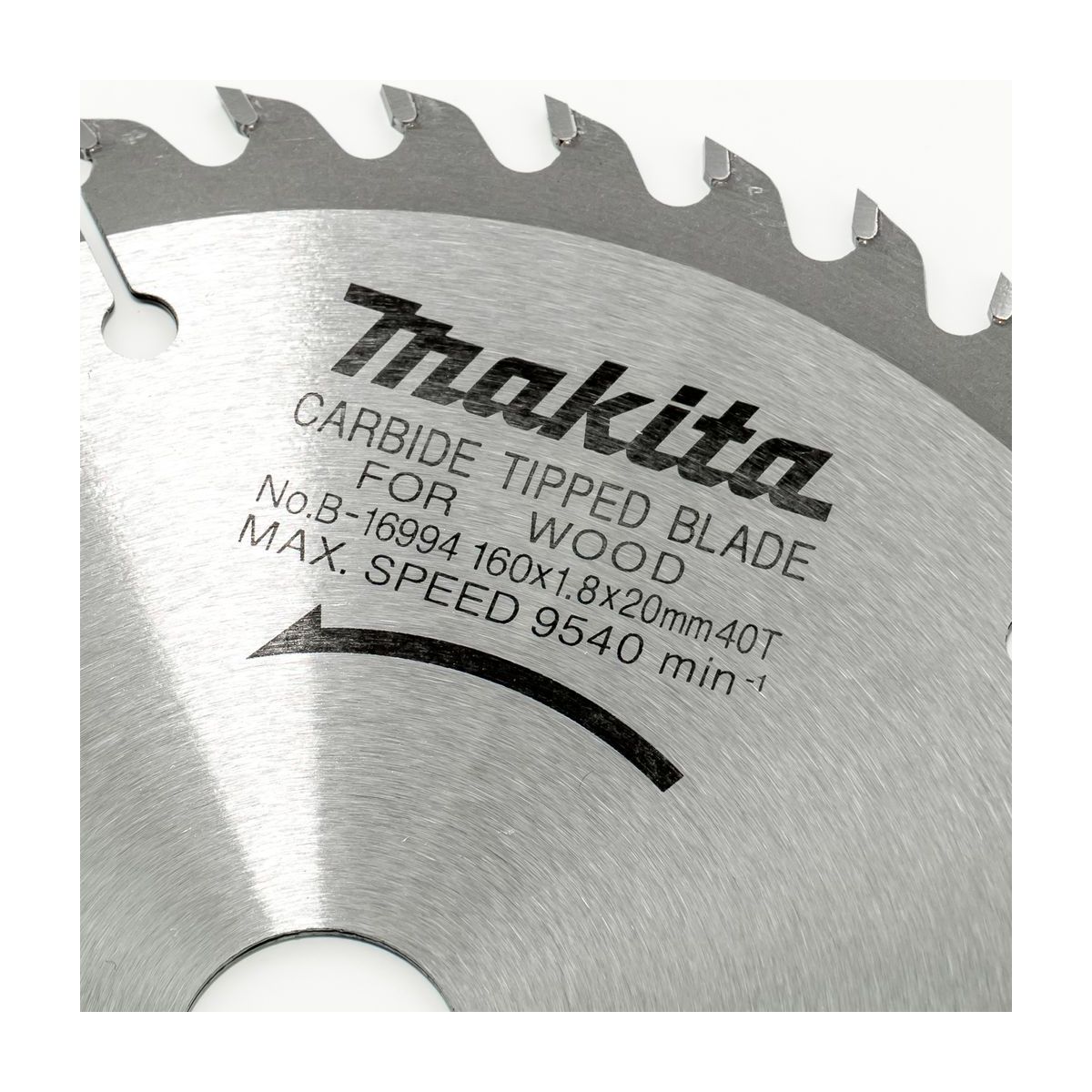 MAKITA T.C.T. SAW BLADE 160X40TX20 photo 4