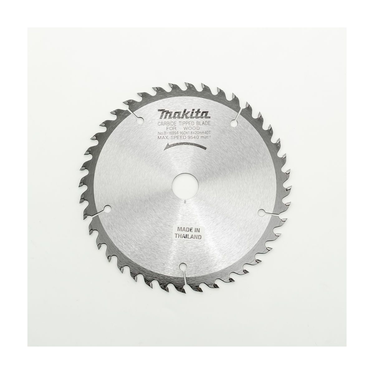 MAKITA T.C.T. SAW BLADE 160X40TX20 photo 2