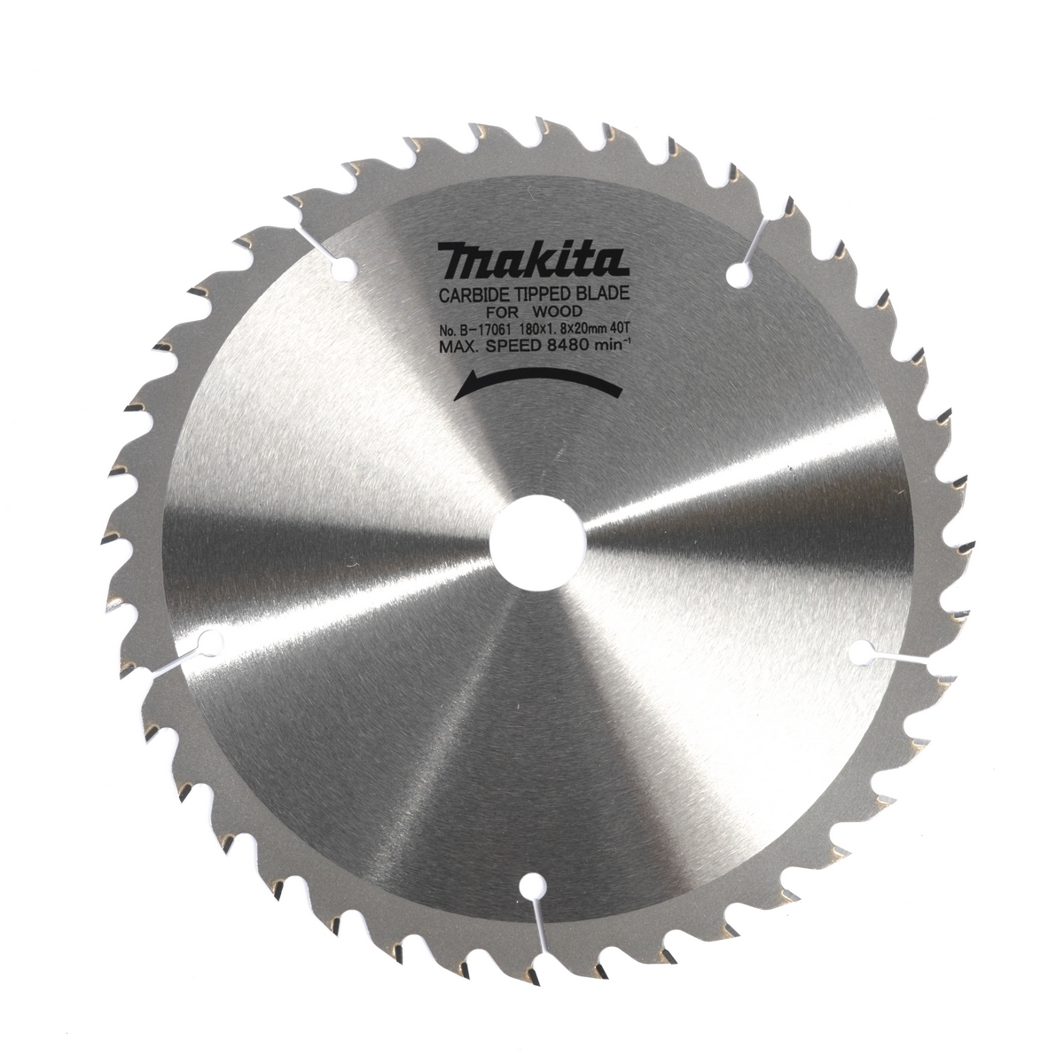 MAKITA T.C.T. SAW BLADE 180X40TX20 photo 2