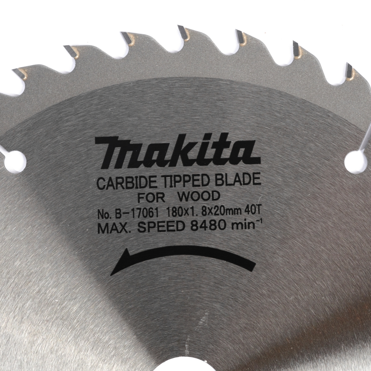 MAKITA T.C.T. SAW BLADE 180X40TX20 photo 3