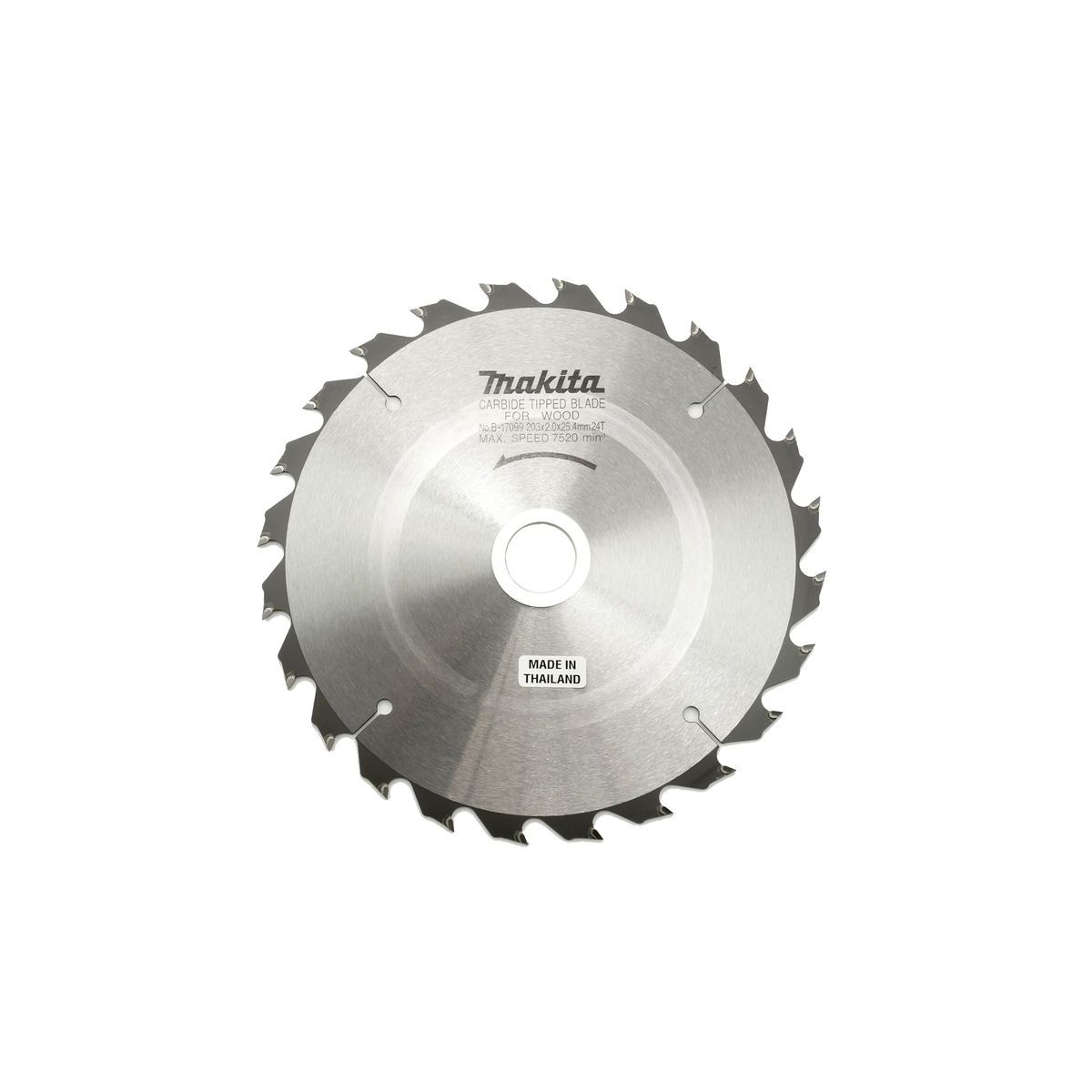 MAKITA T.C.T. SAW BLADE 203X24TX25.4 photo 2