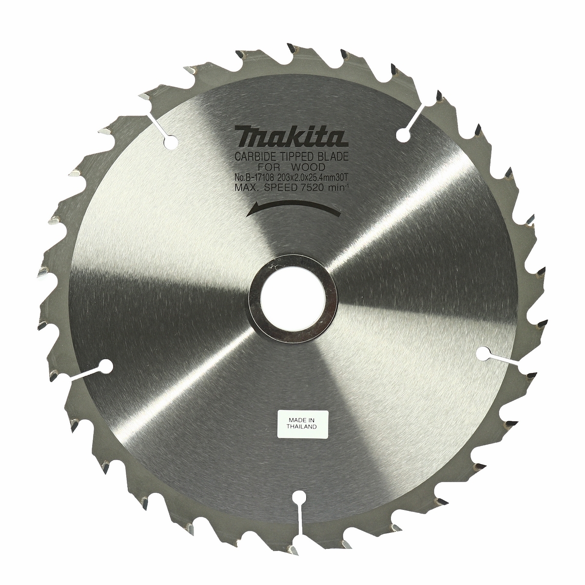 MAKITA T.C.T. SAW BLADE 203X30TX25.4 photo 2