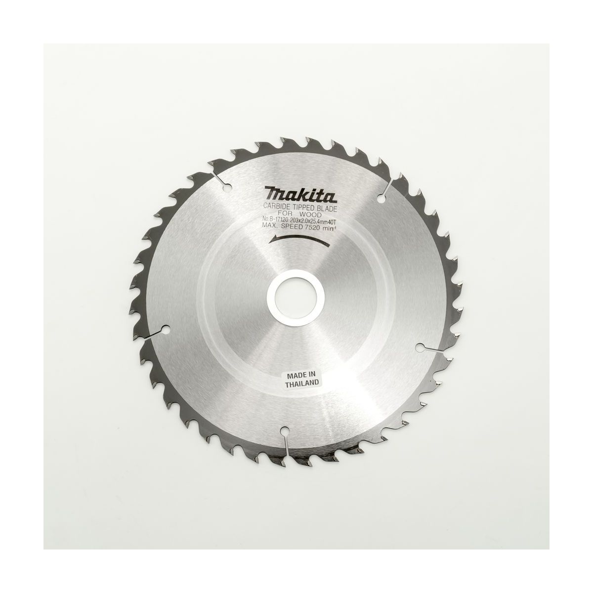 MAKITA T.C.T. SAW BLADE 203X40TX25.4 photo 2