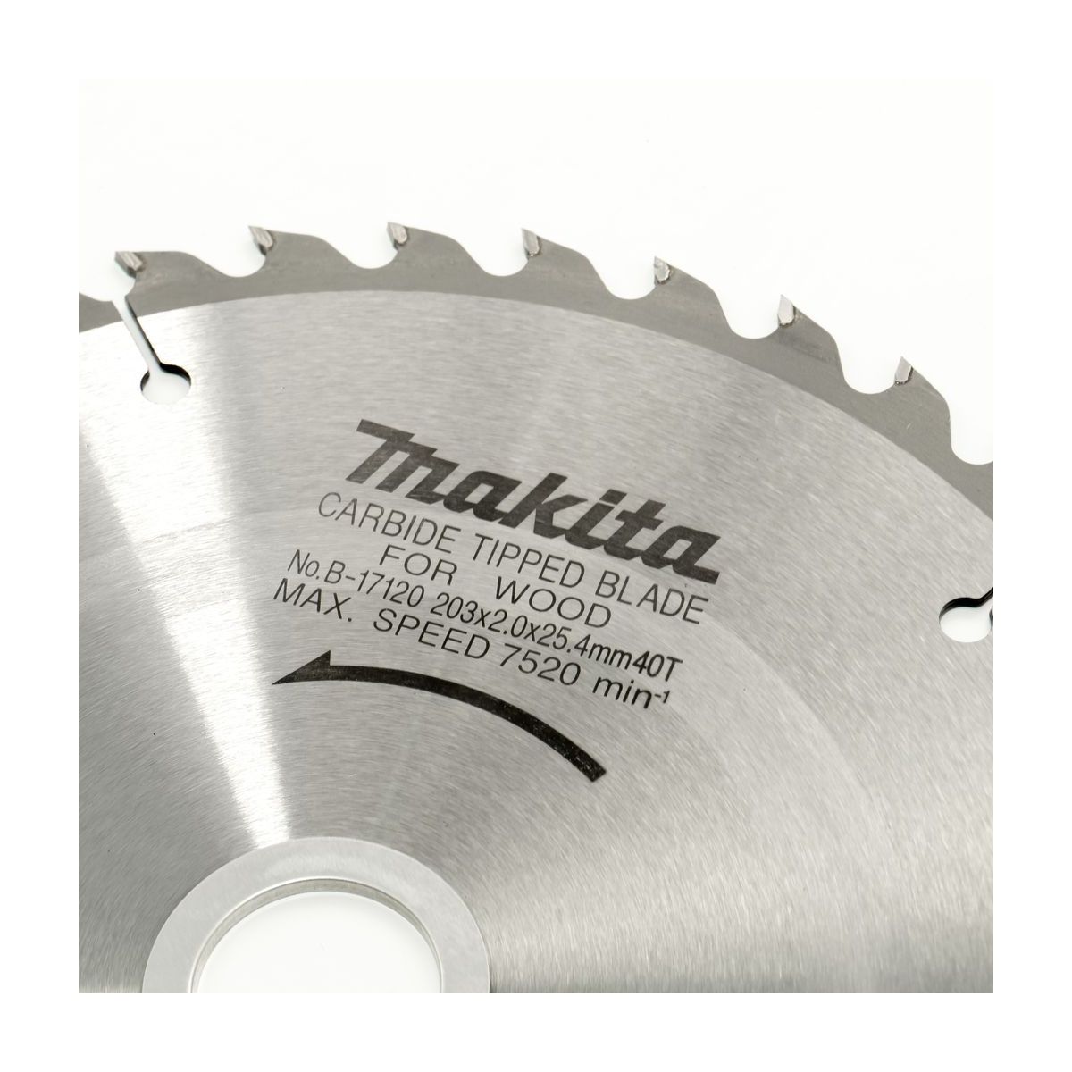 MAKITA T.C.T. SAW BLADE 203X40TX25.4 photo 4