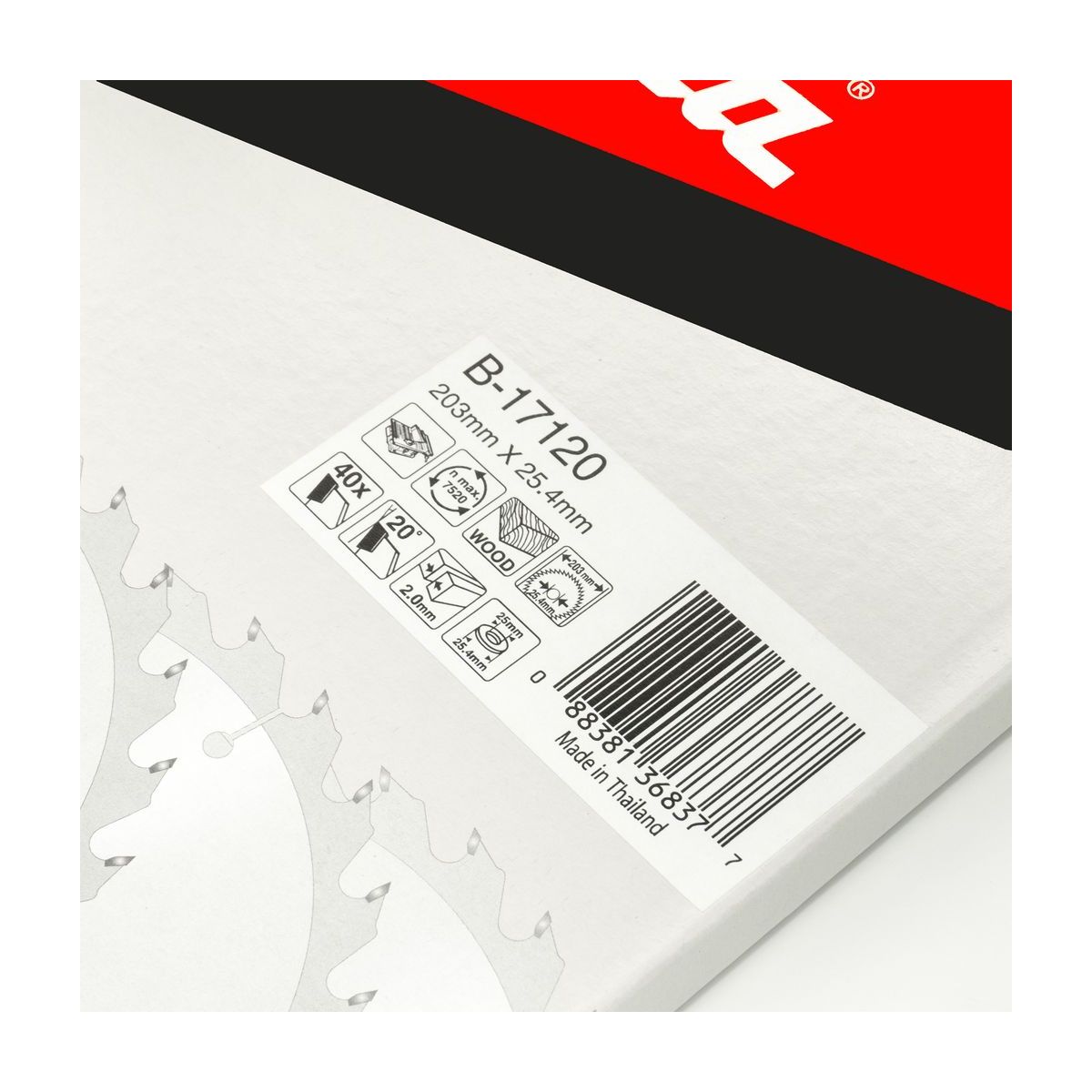 MAKITA T.C.T. SAW BLADE 203X40TX25.4 photo 5