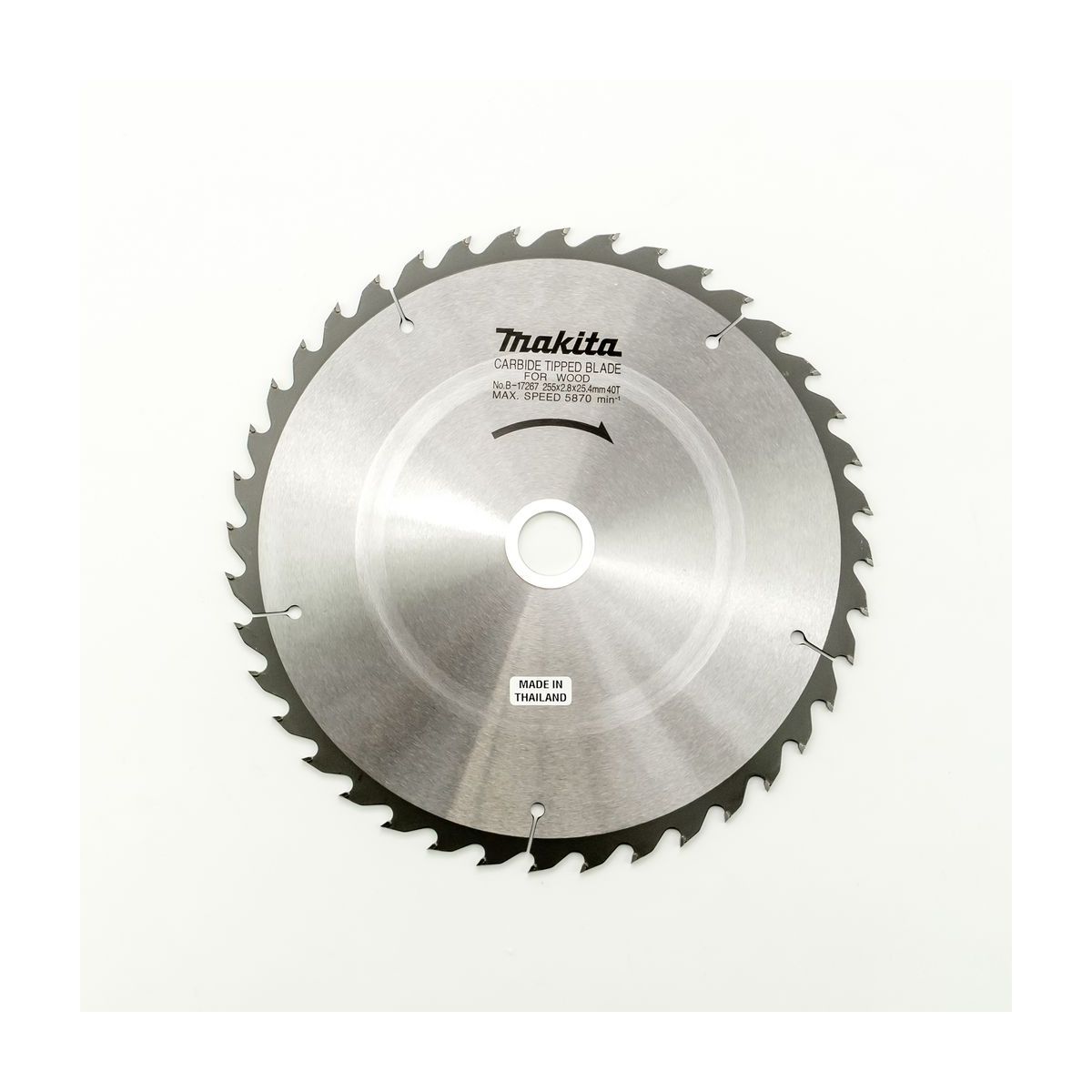MAKITA T.C.T. SAW BLADE 255X40TX25.4 photo 2