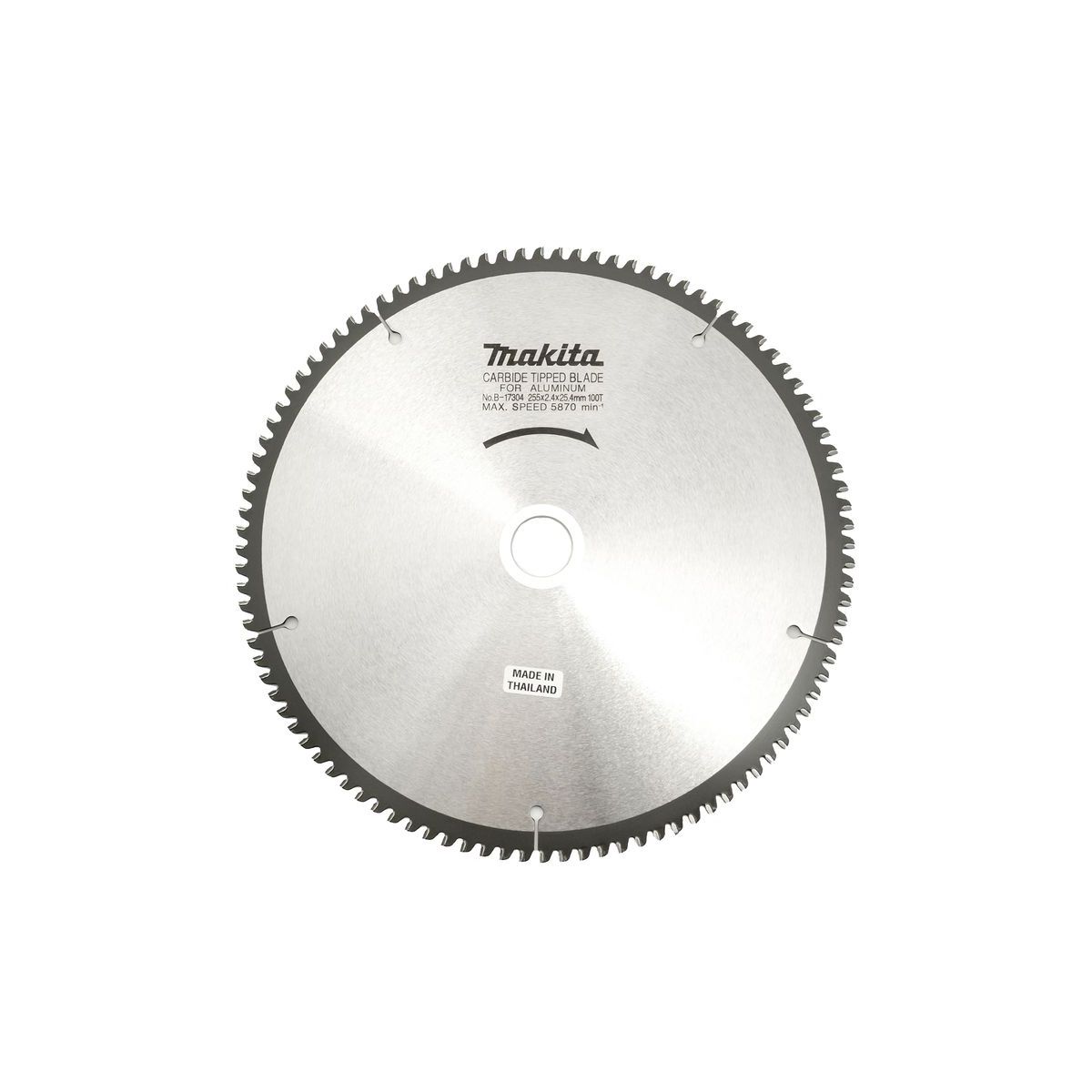 MAKITA T.C.T. SAW BLADE 255X100TX25.4 photo 2