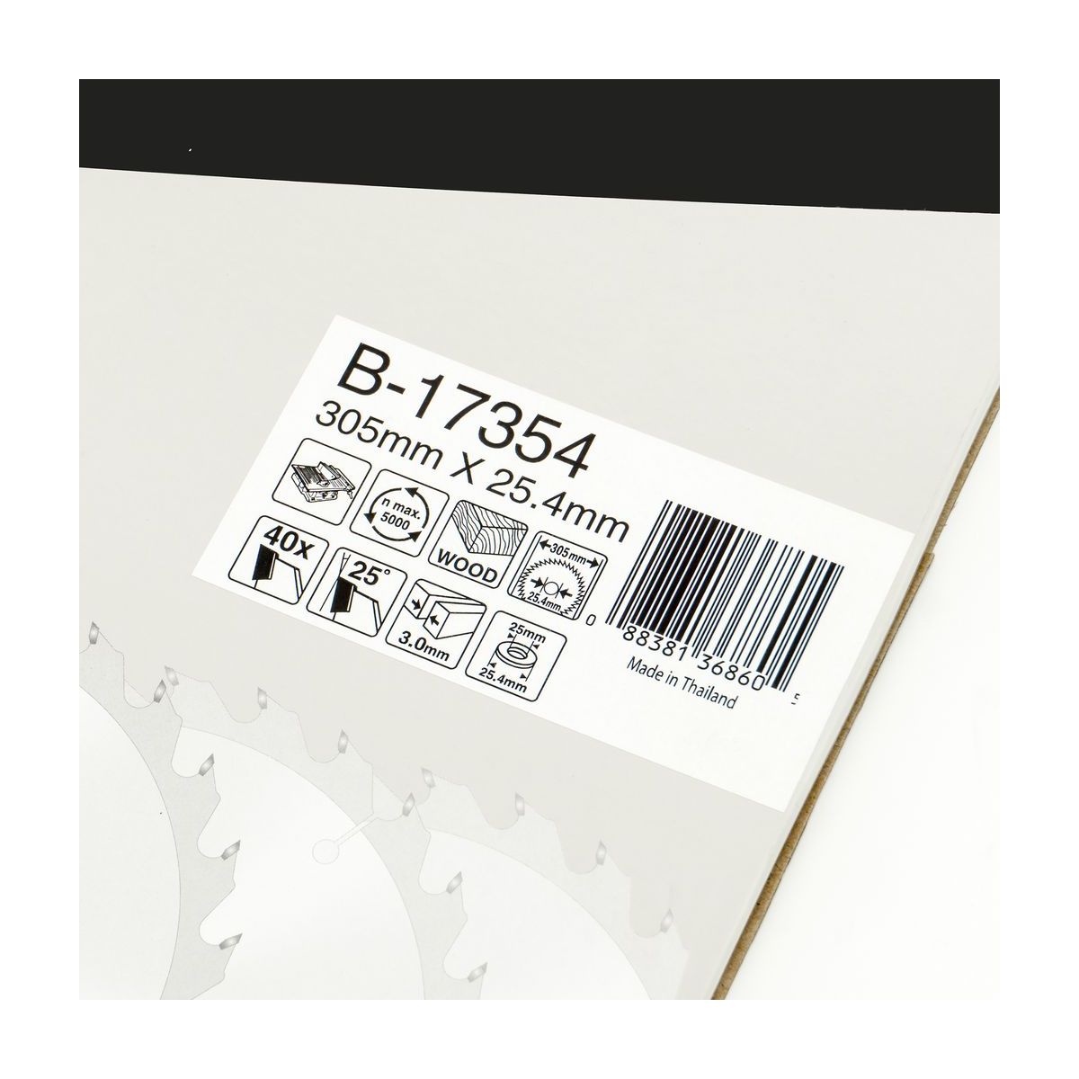 MAKITA T.C.T. SAW BLADE 305X40TX25.4 photo 5
