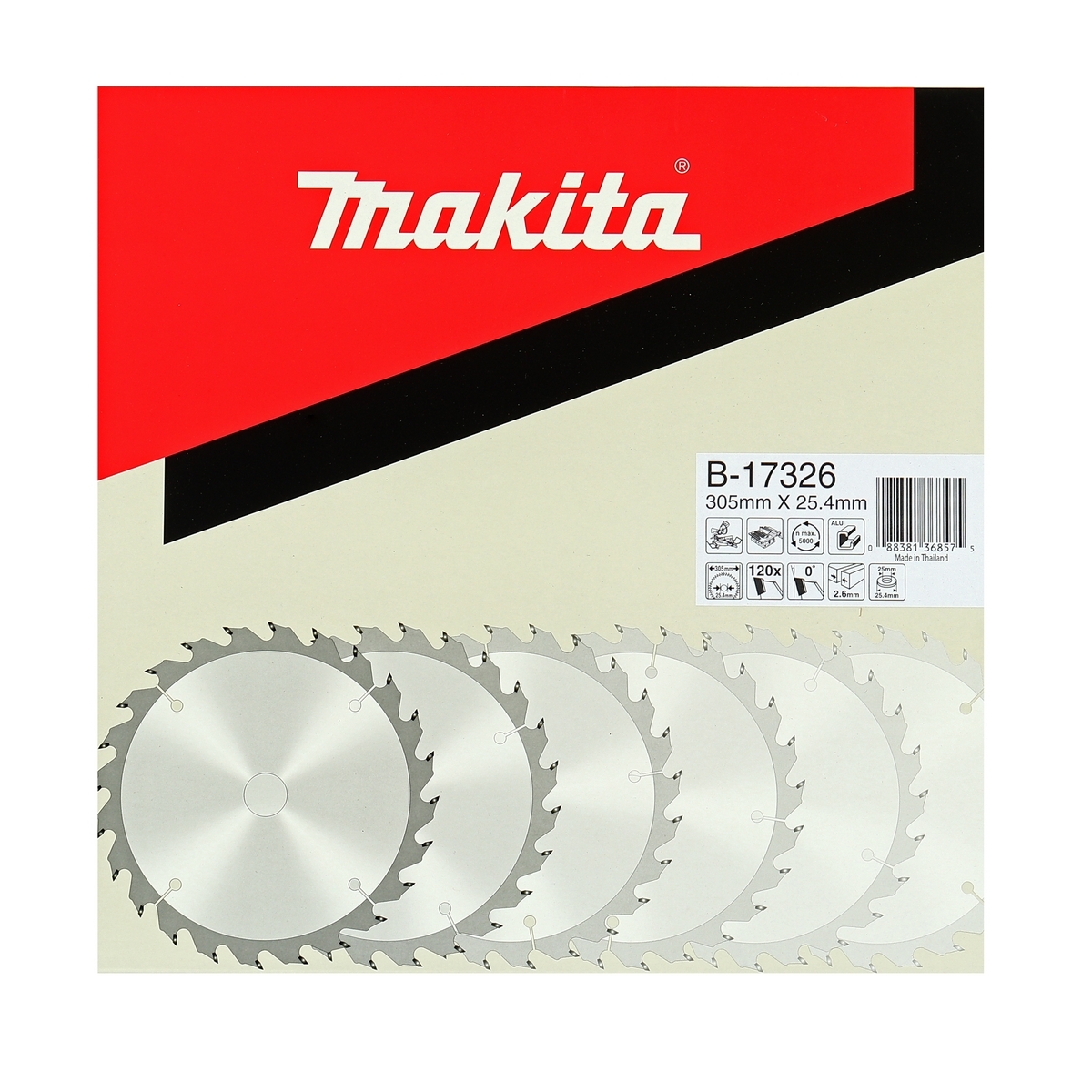MAKITA T.C.T. SAW BLADE 12"X120T(B-17326 photo 5