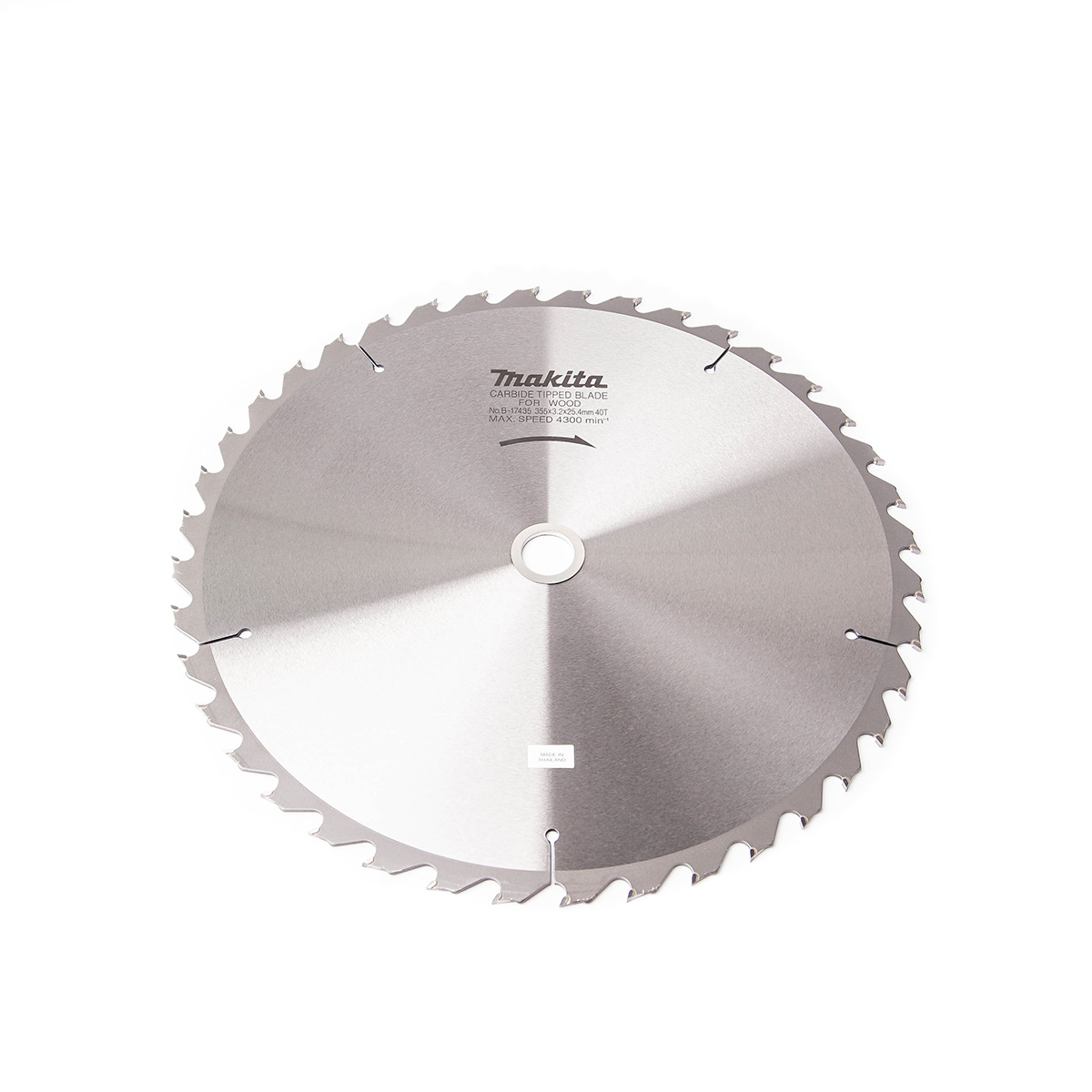 MAKITA T.C.T. SAW BLADE 355X40TX25.4 photo 2