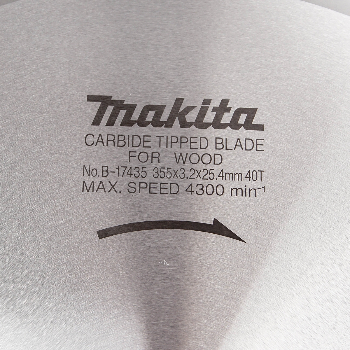 MAKITA T.C.T. SAW BLADE 355X40TX25.4 photo 3