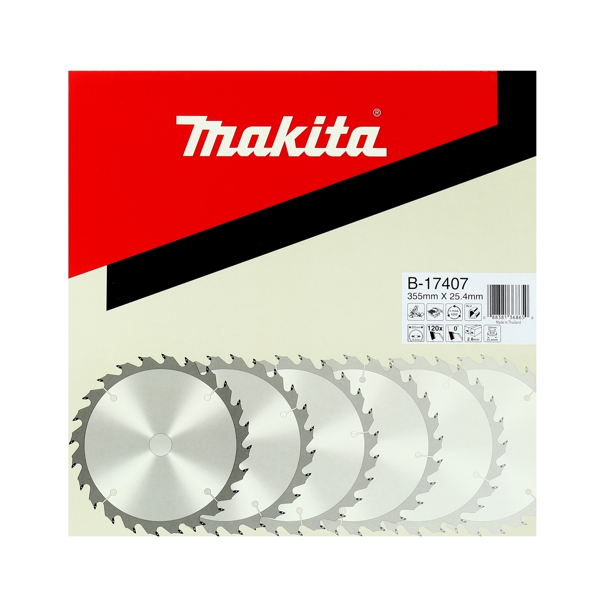 MAKITA T.C.T. SAW BLADE 14"X120T(B-17407 photo 5