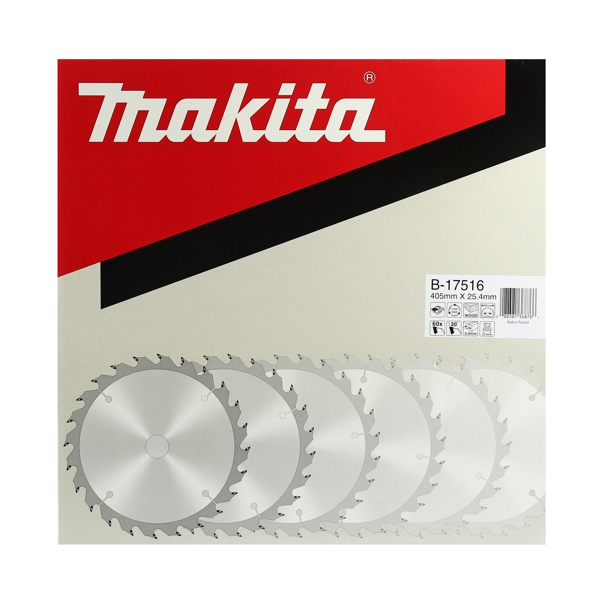 MAKITA T.C.T. SAW BLADE 405X60TX25.4 photo 4