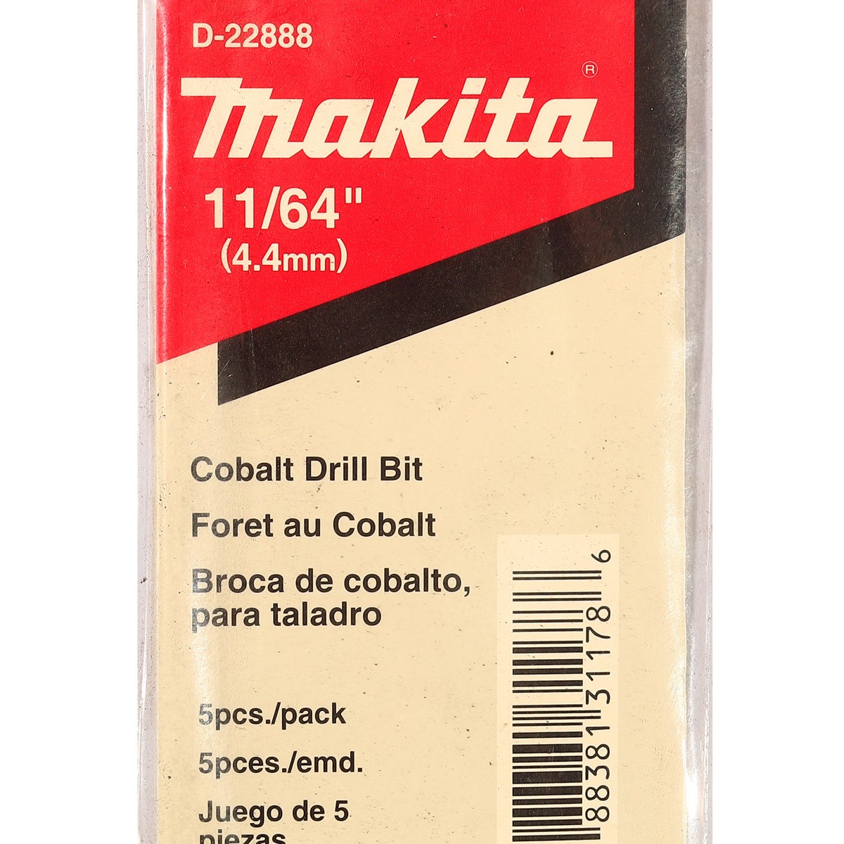 ดอกโคบอล์ท 11/64" (D-22888) MAKITA รุ่น 007800 รูปที่ 4