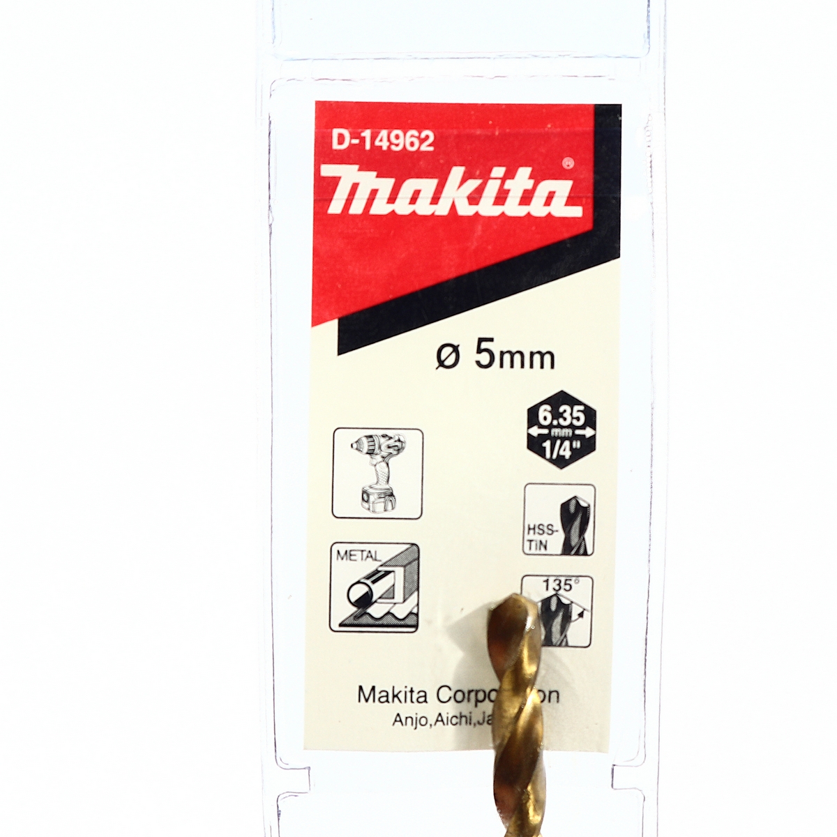 ดอกเจาะเหล็กก้านหกเหลี่ยม 5 มม.(D-14962) MAKITA รุ่น 007940 รูปที่ 4
