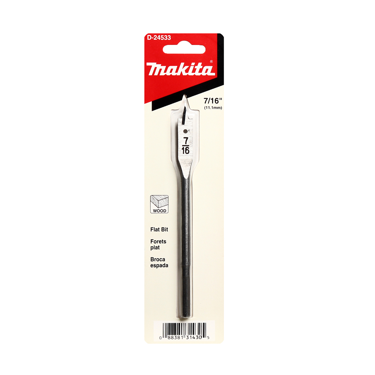 ดอกใบพาย 7/16" (D-24533) MAKITA รุ่น 008040 ราคา ฿43.26