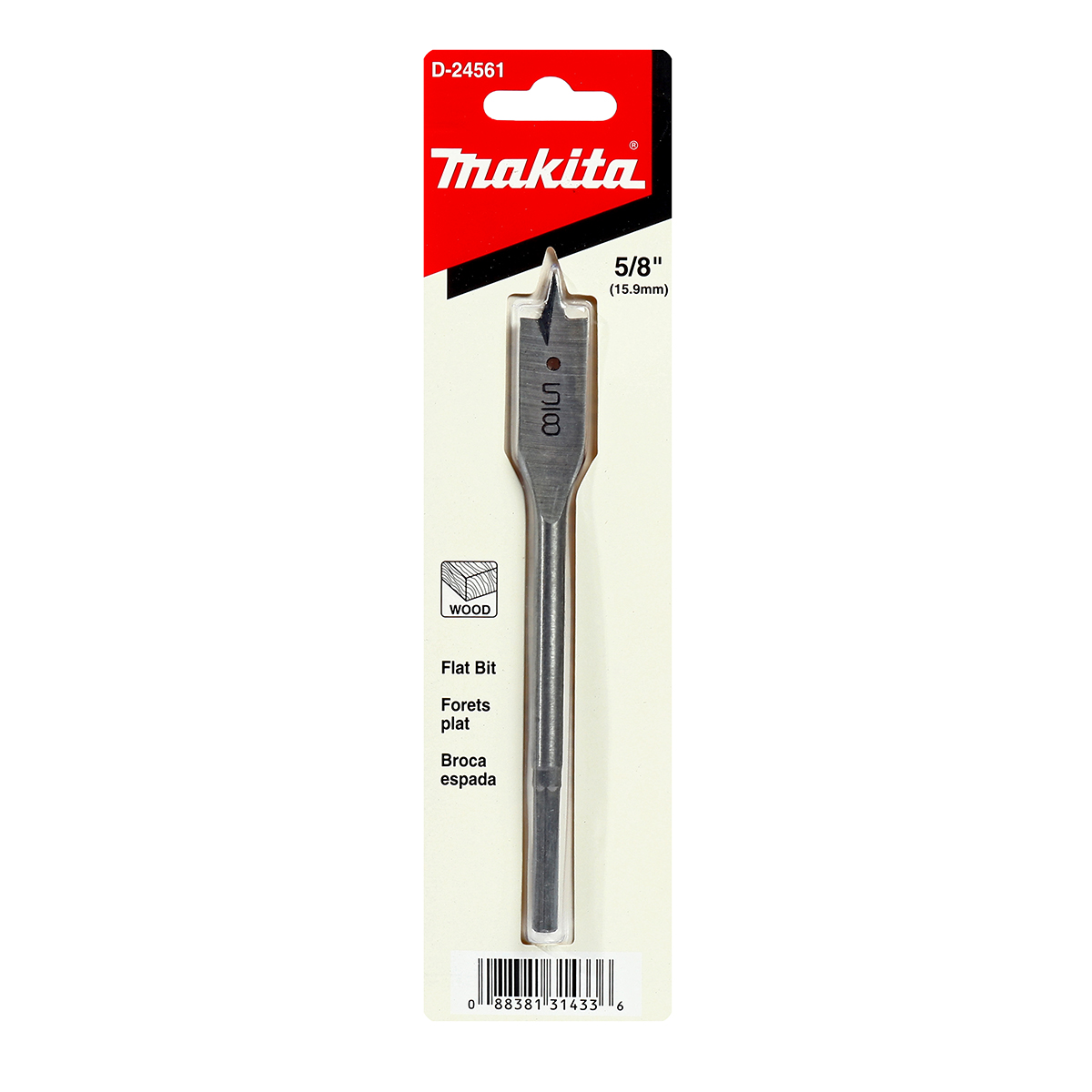 ดอกใบพาย 5/8" (D-24561) MAKITA รุ่น 008060 ราคา ฿48.41