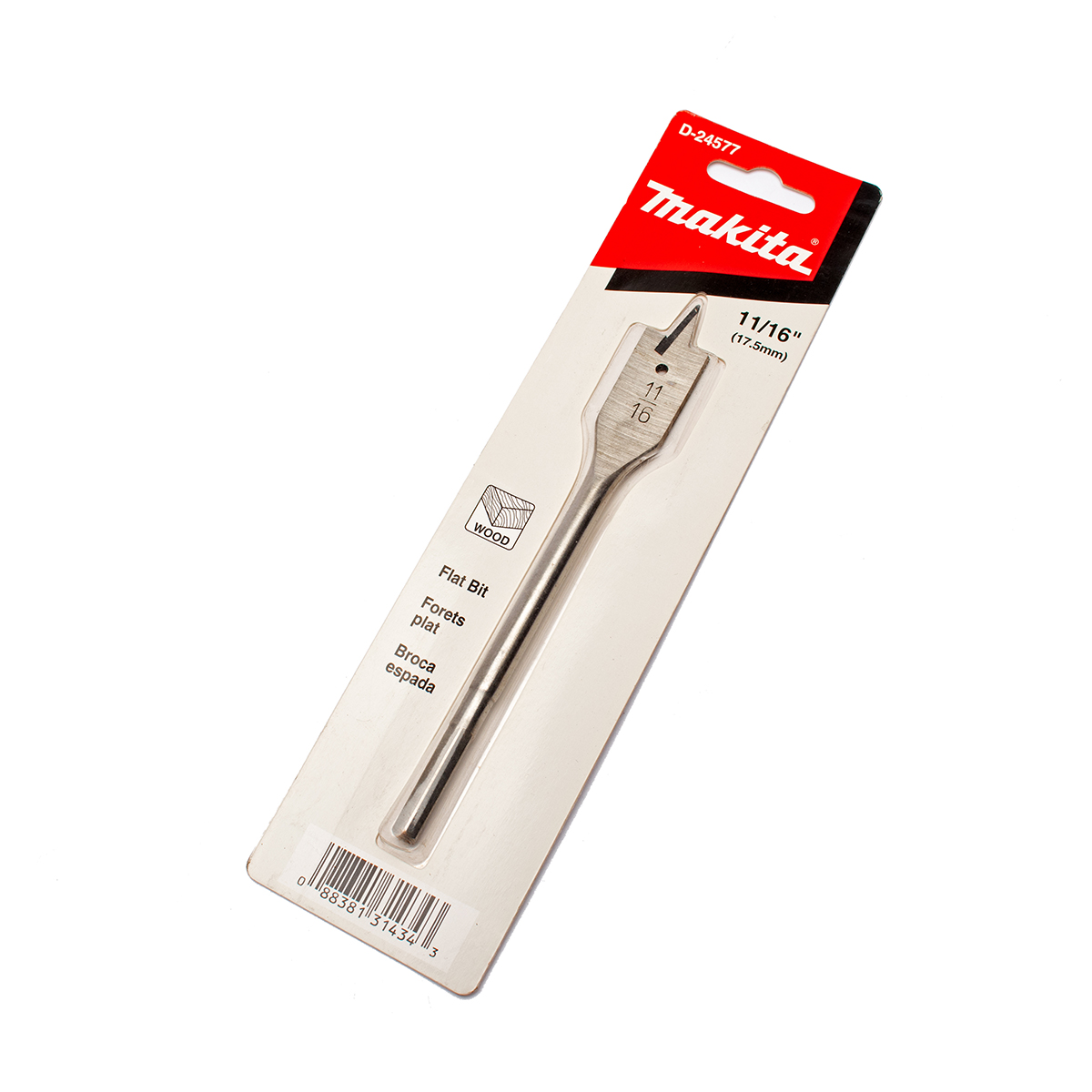ดอกใบพาย 11/16" (D-24577) MAKITA รุ่น 008070 ราคา ฿51.5