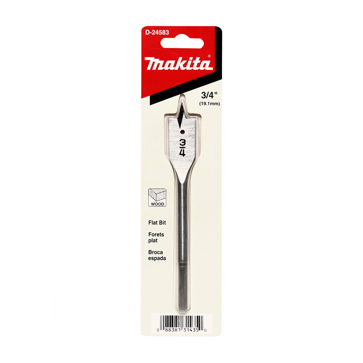 ดอกใบพาย 3/4" (D-24583) MAKITA รุ่น 008080 ราคา ฿56.65