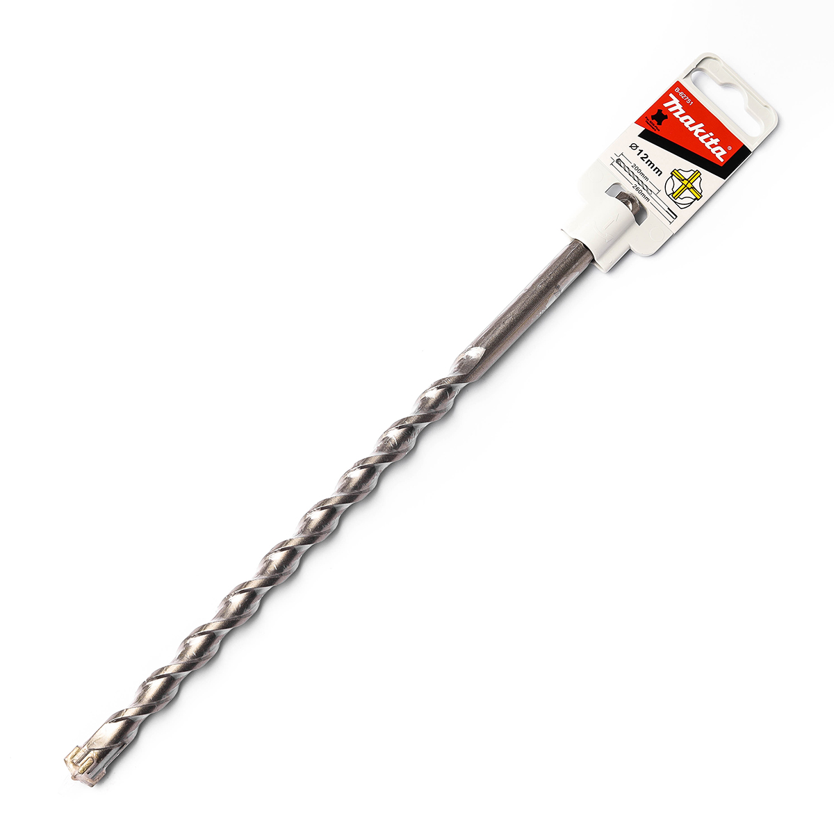 ดอกเจาะปูน SDS4CUT 12 X 260 MCC B-62751 MAKITA รุ่น 009665 ราคา ฿310.03