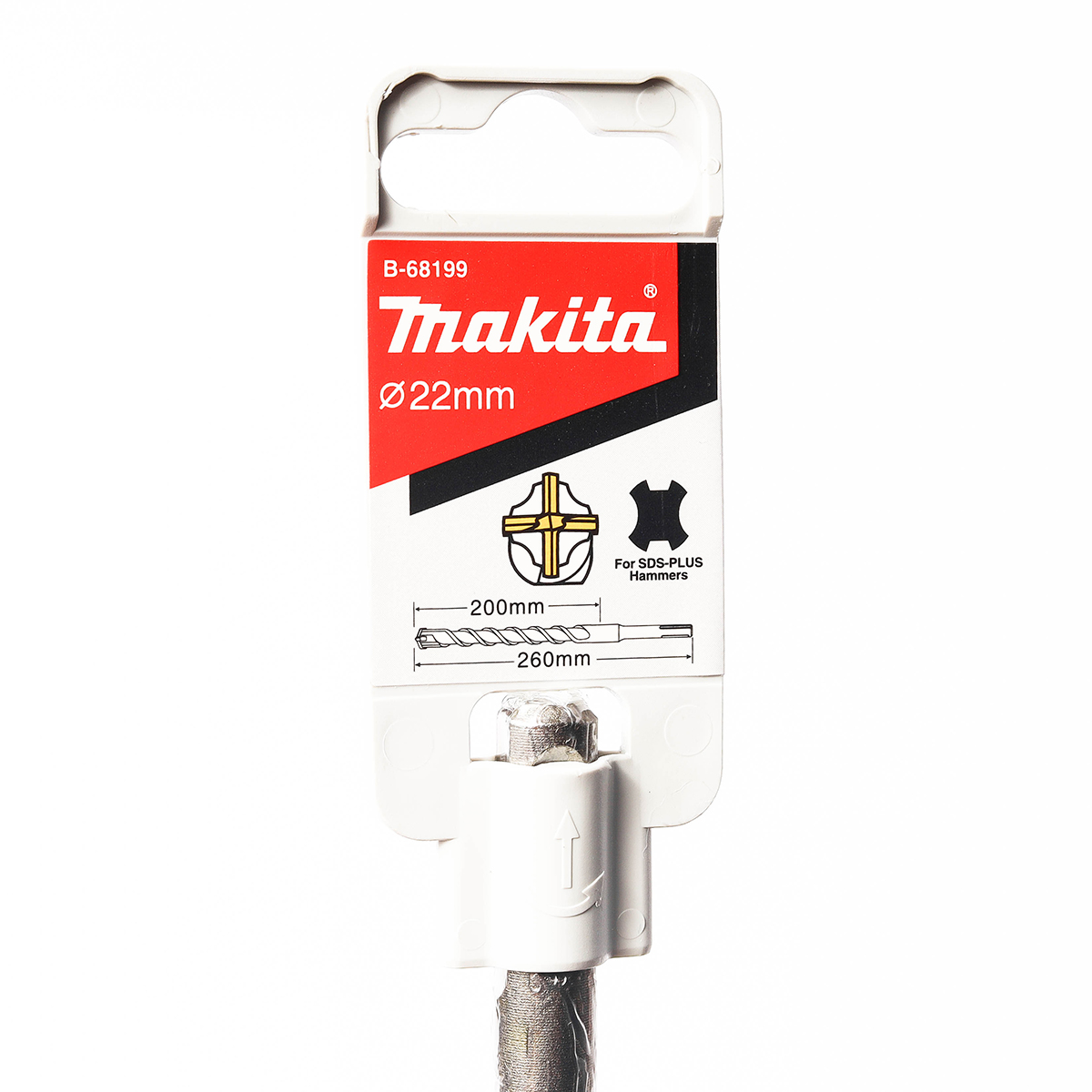 ดอกเจาะปูน SDS4CUT 22 X 260 MCC B-68199 MAKITA รุ่น 009765 รูปที่ 4